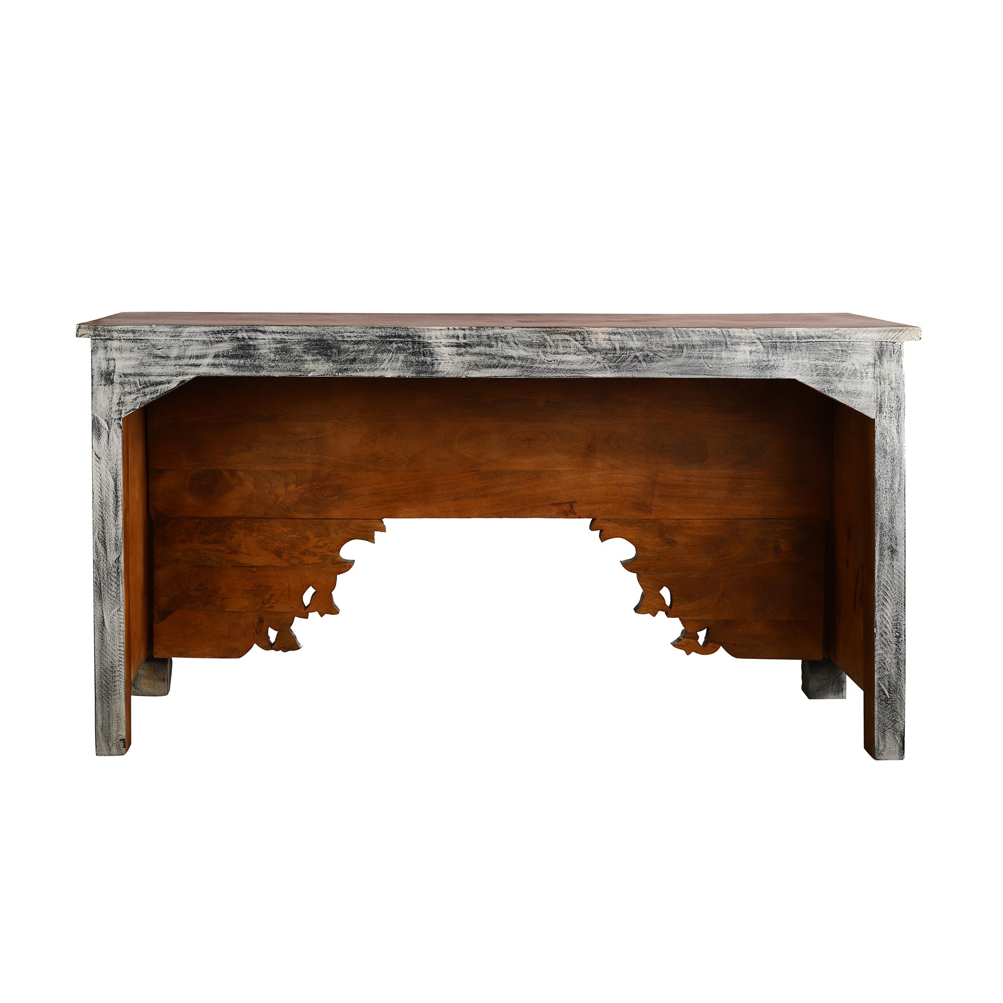 Riwaayat Handcrafted Navy Blue Console Table