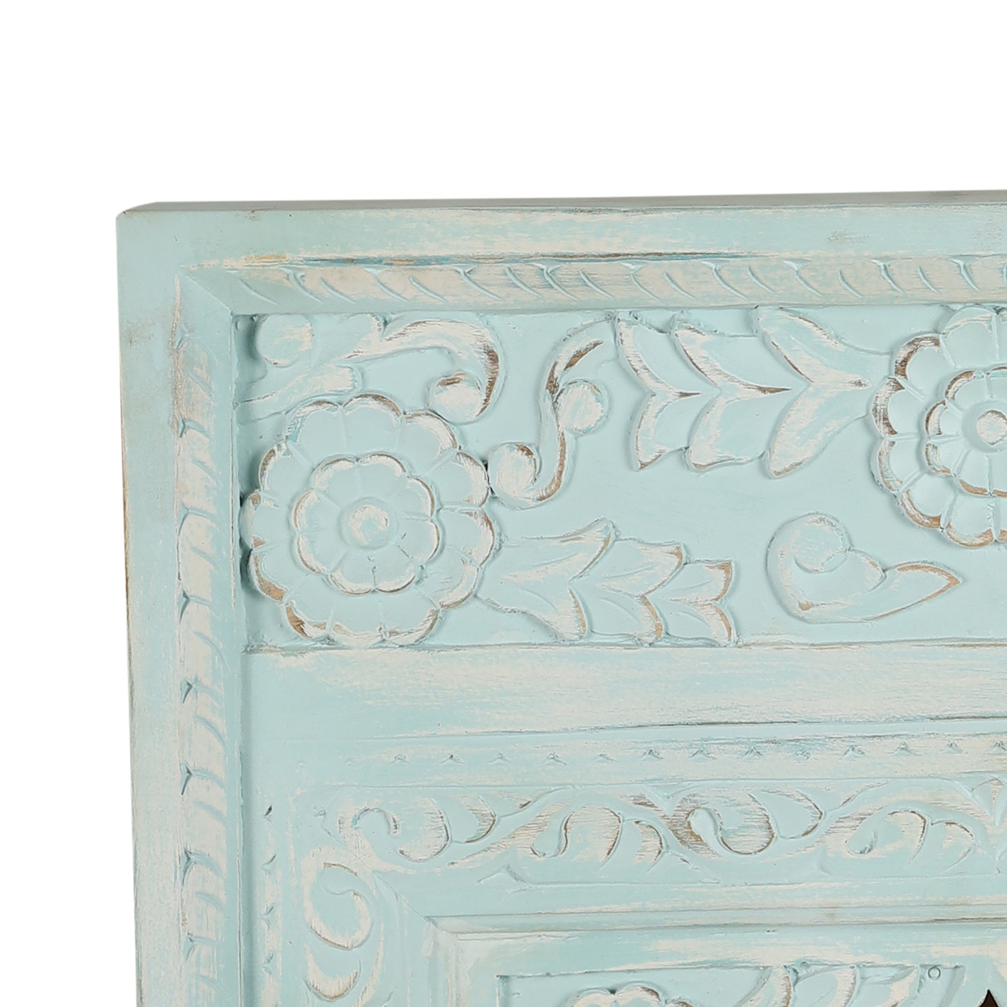 Fizaa Jharokha Blue Wall Mirror
