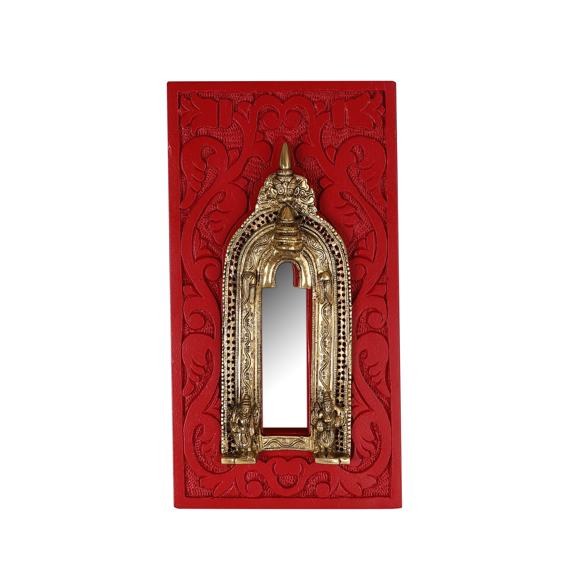 Gauhar Red Framed Prabhavali