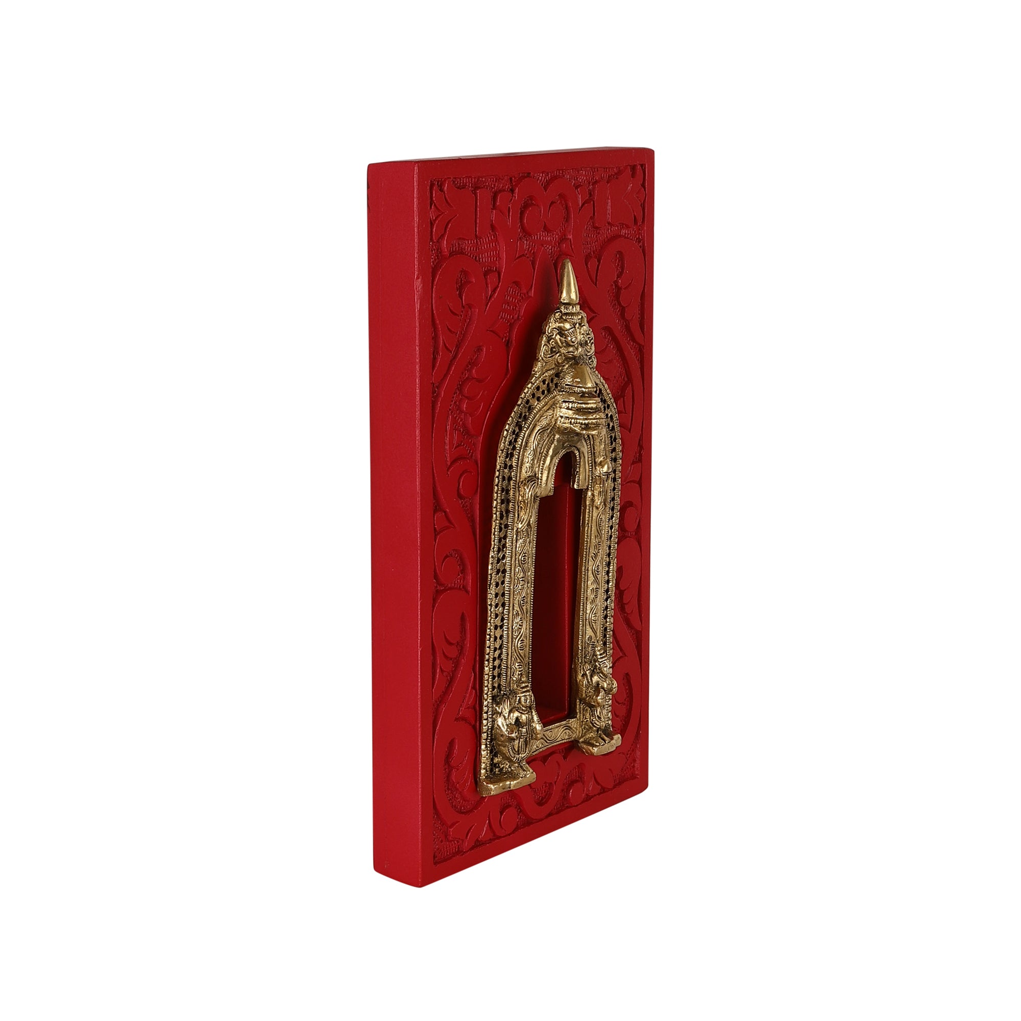 Gauhar Red Framed Prabhavali