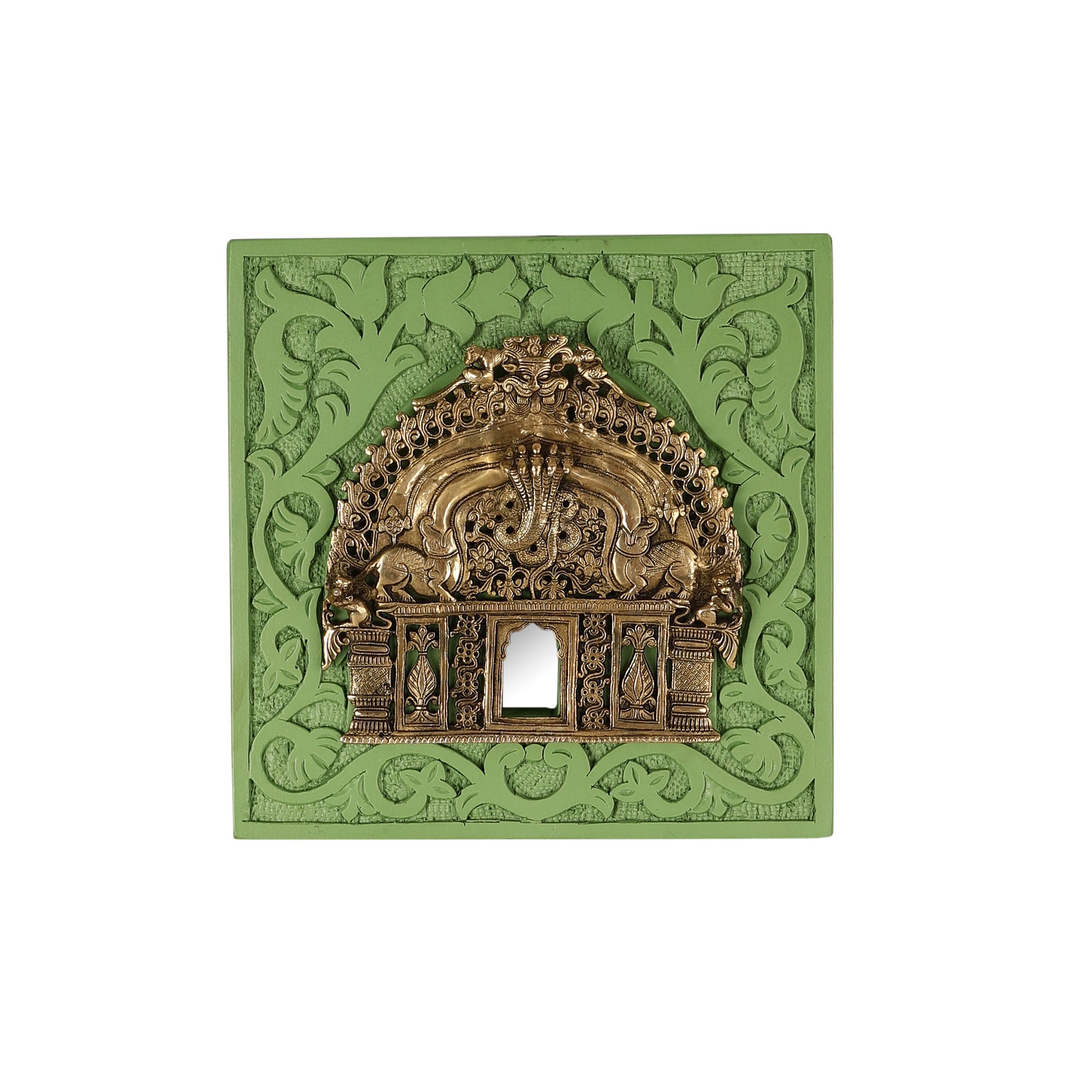 Gauhar Green Framed Prabhavali