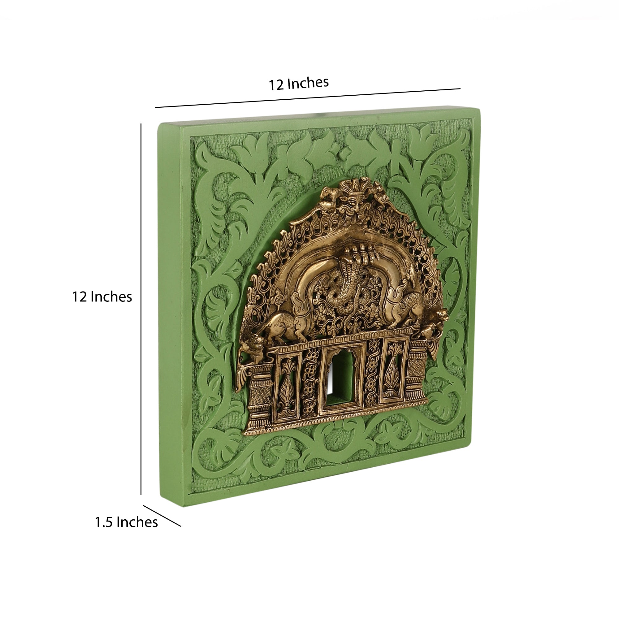 Gauhar Green Framed Prabhavali