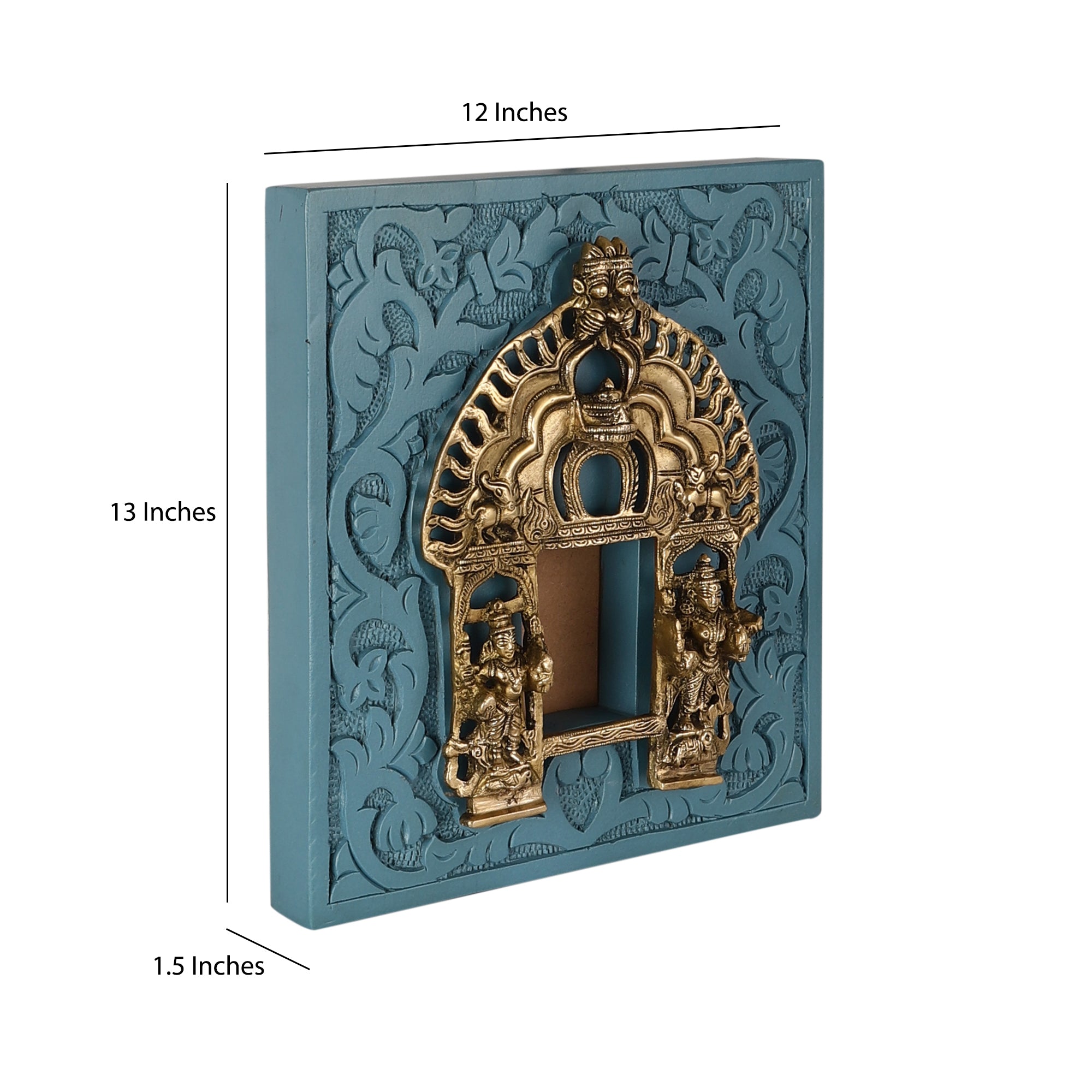 Gauhar Blue Framed Prabhavali