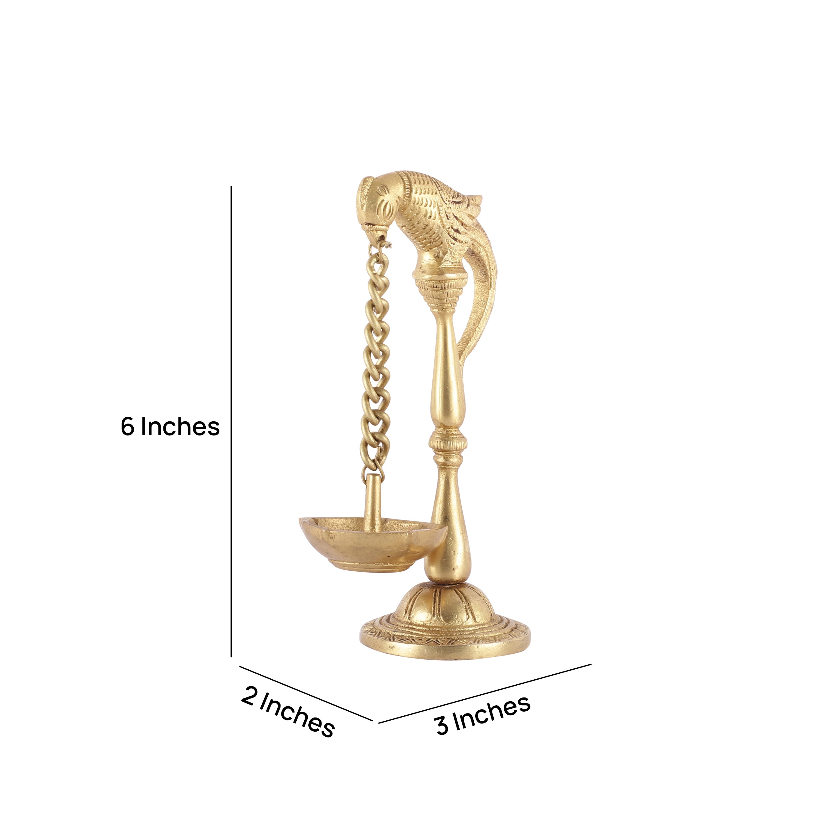 Parrot Hanging Oil Lamp