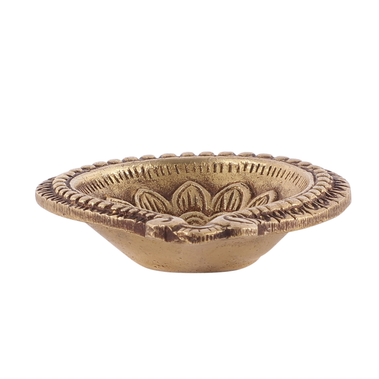 Swastik Round Oil Lamp