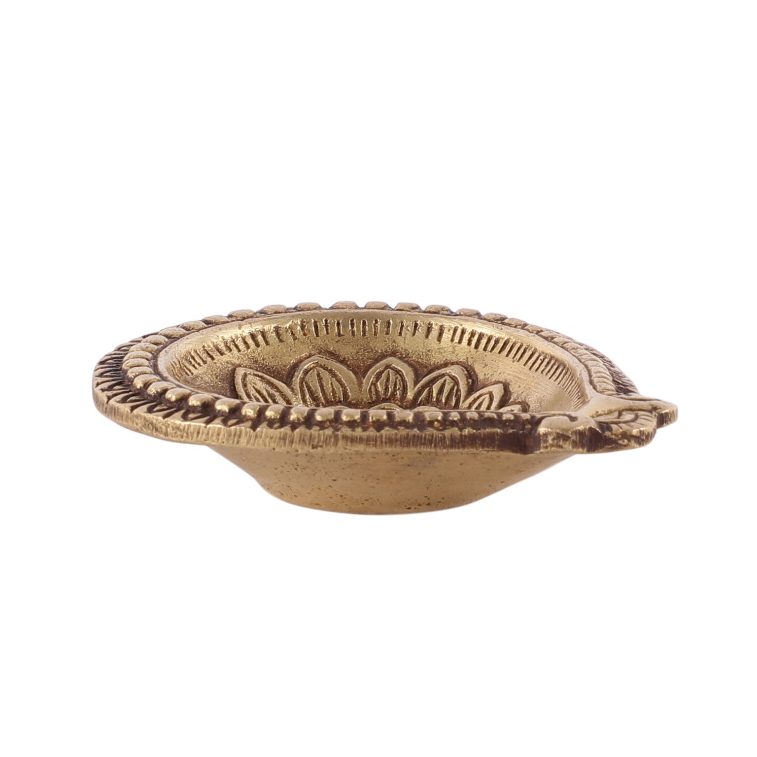 Swastik Round Oil Lamp