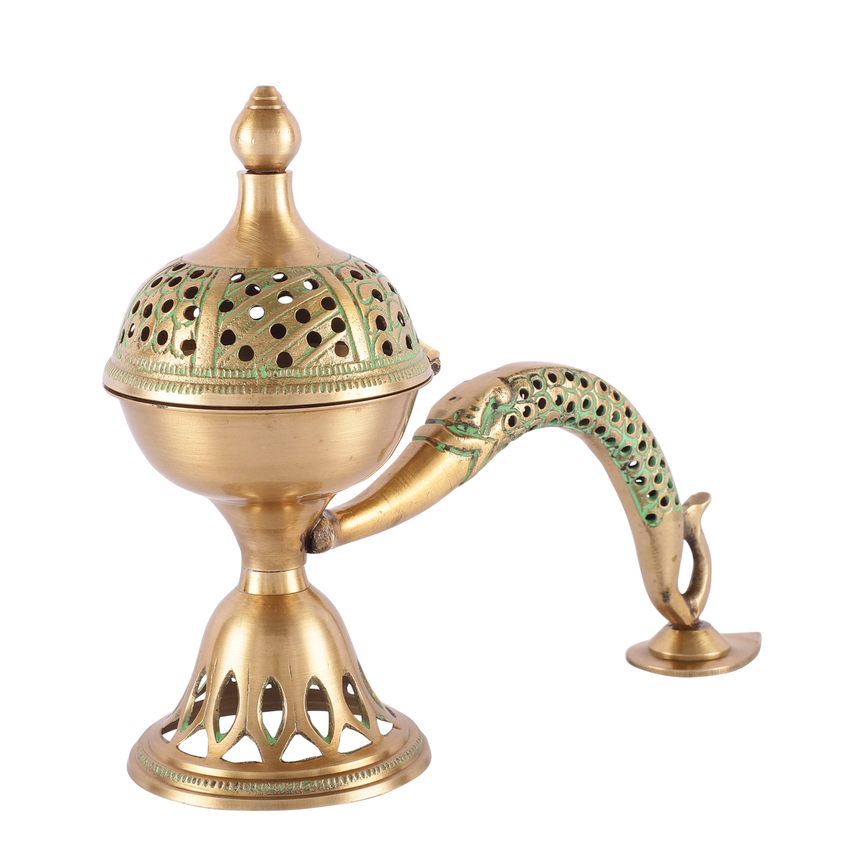 Meshed Handle Incense Holder (Medium)
