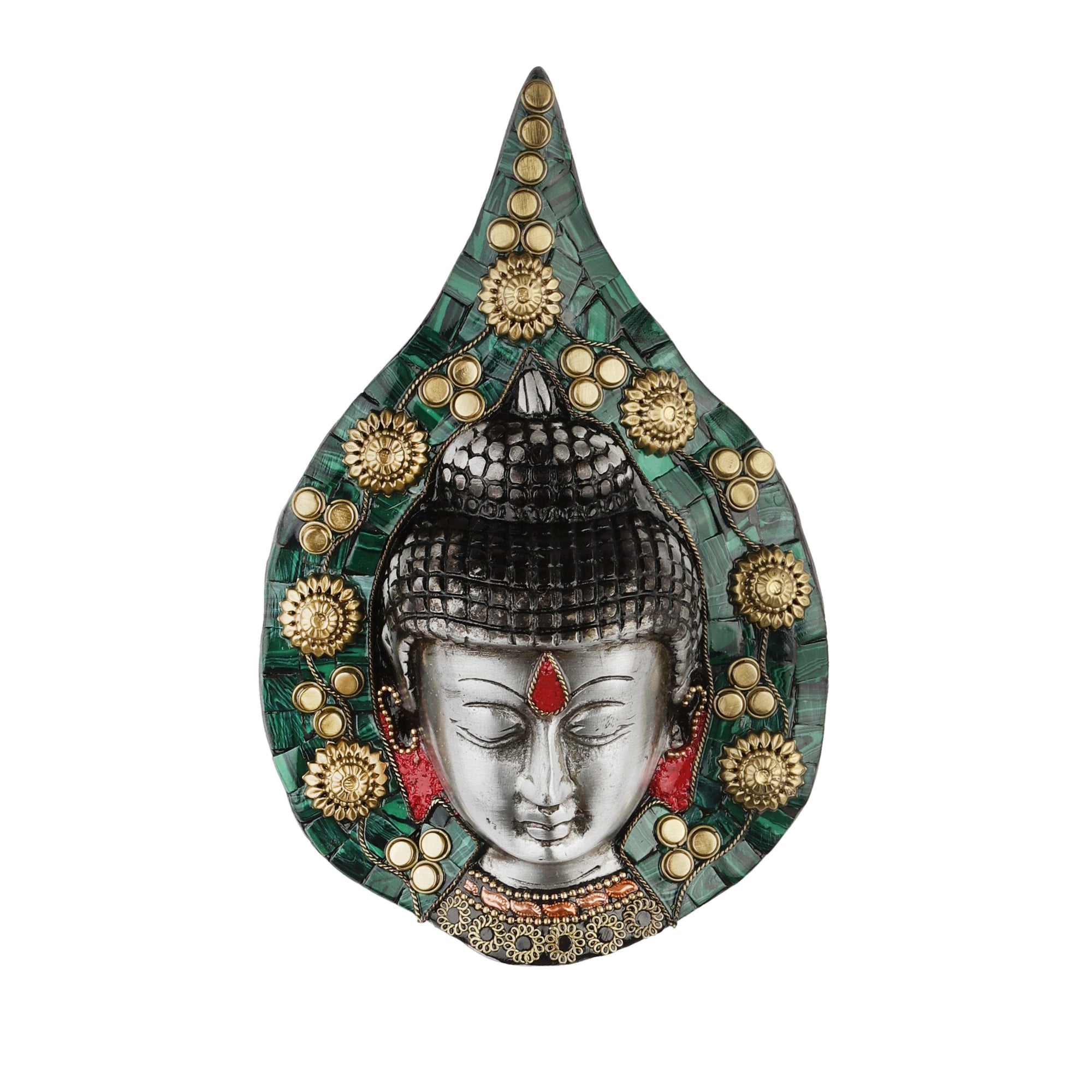 Buddha Wall Mask (Stone Finish)
