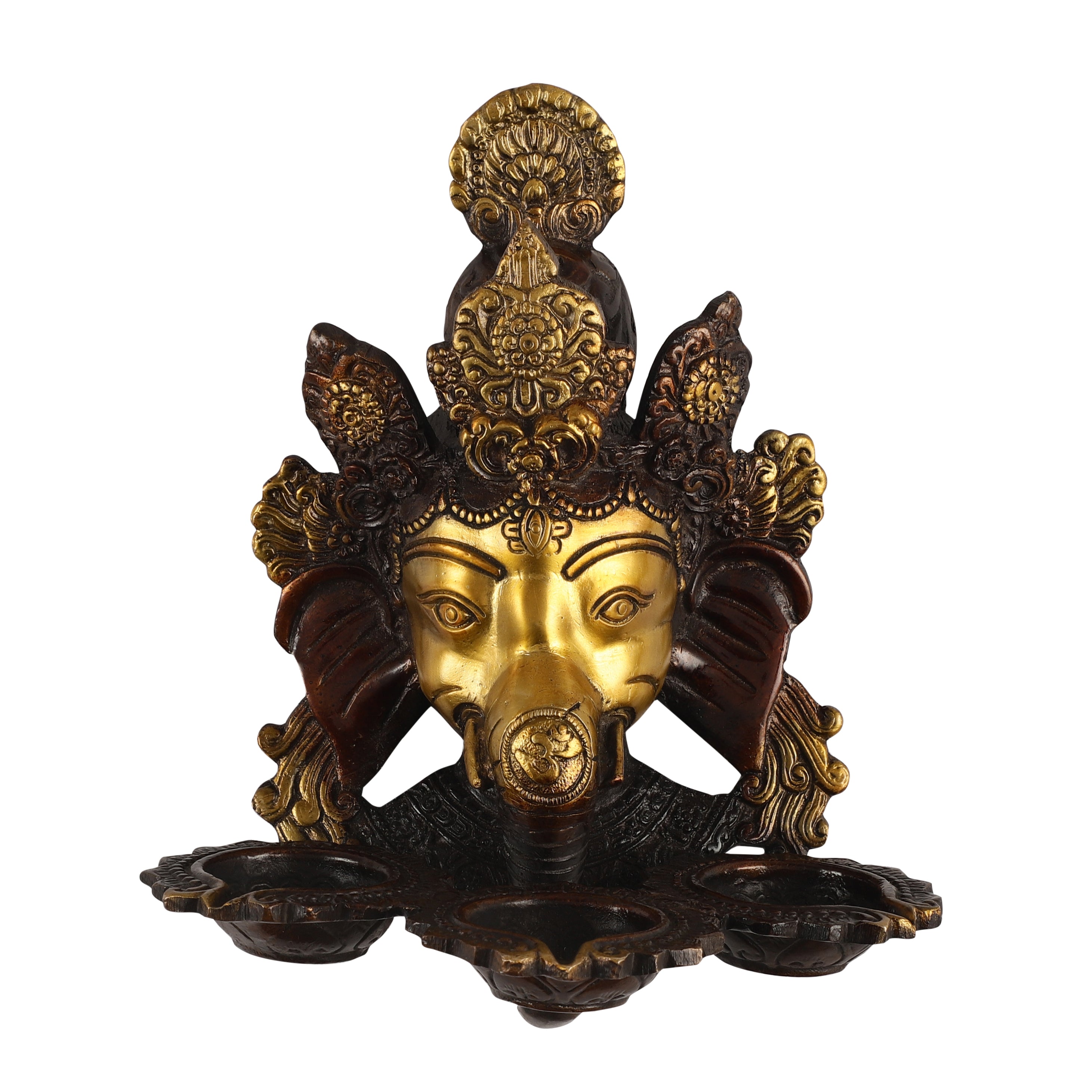 Ganesh Wall Hanging Oil Lamp