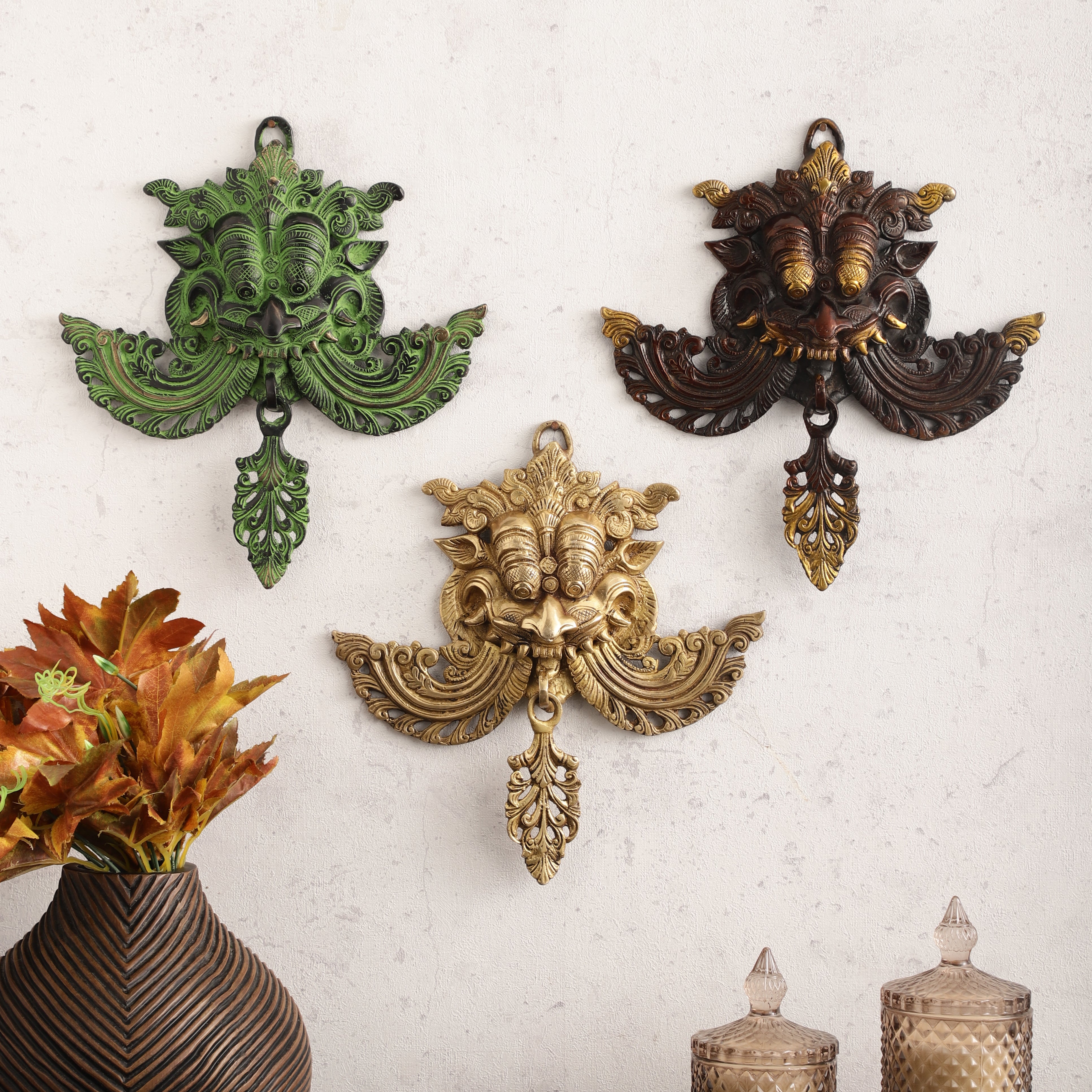 Garuda Metal Wall Hanging - Large (Single)