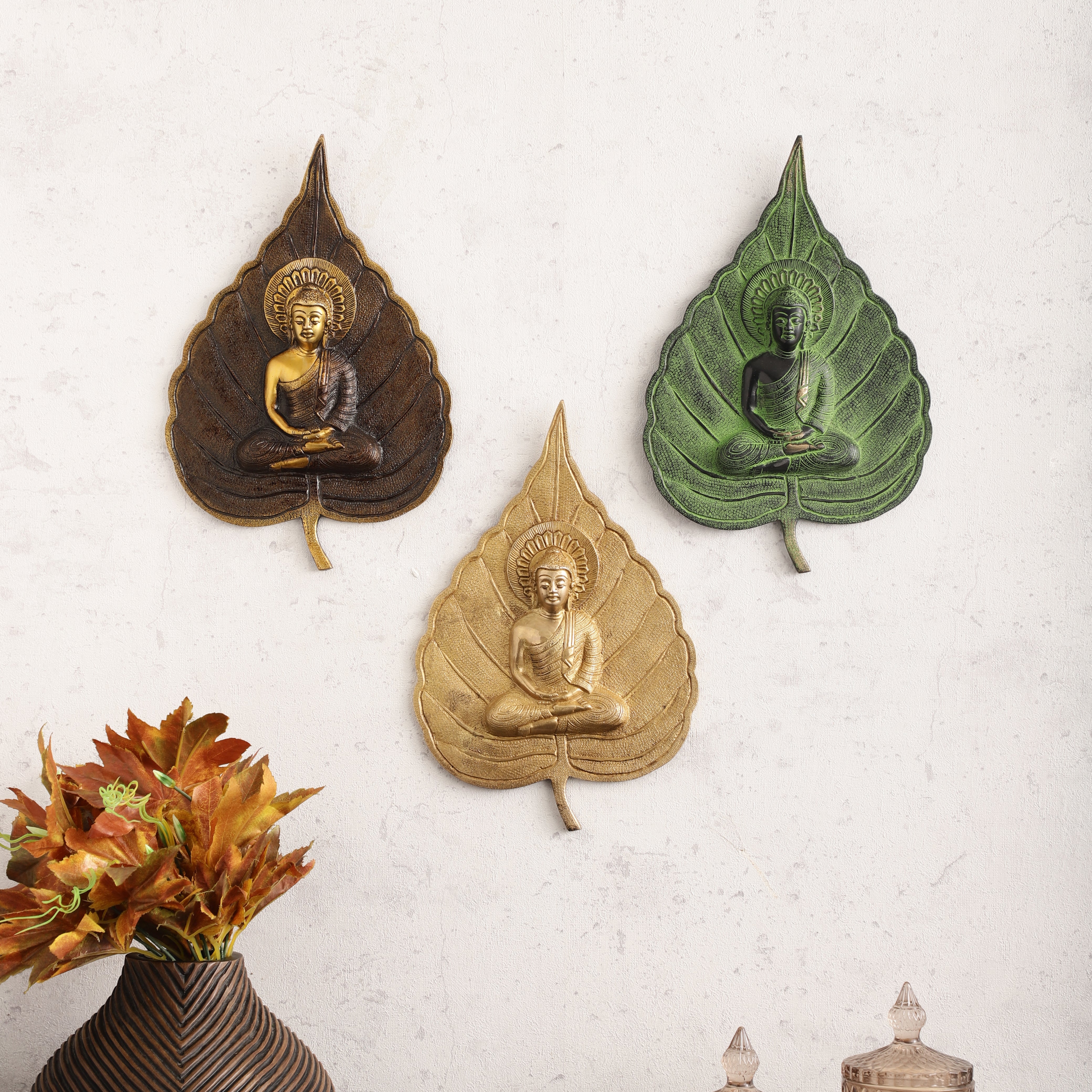 Buddha Leaf Wall Mask (Single)