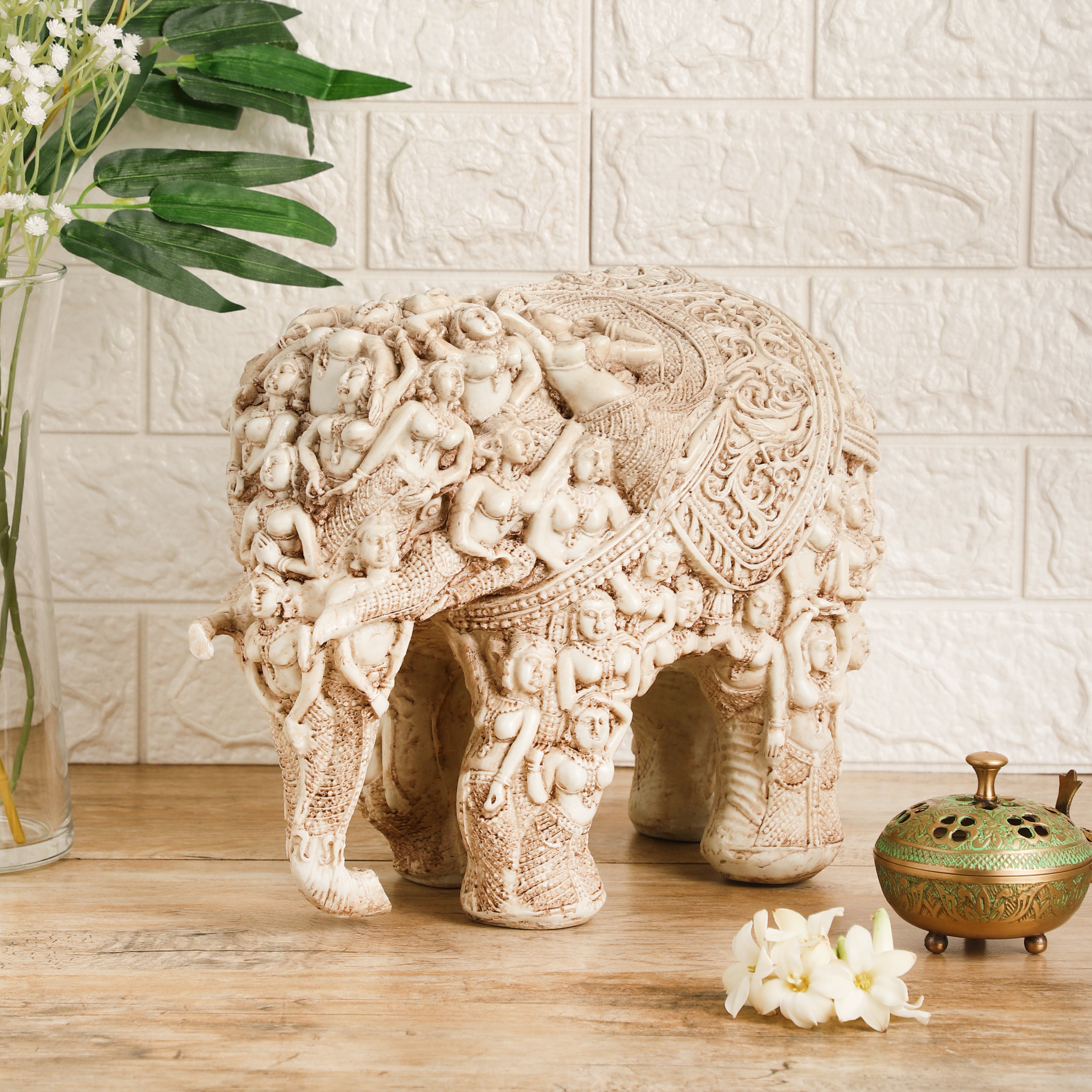 The Tribal Elephant (White)