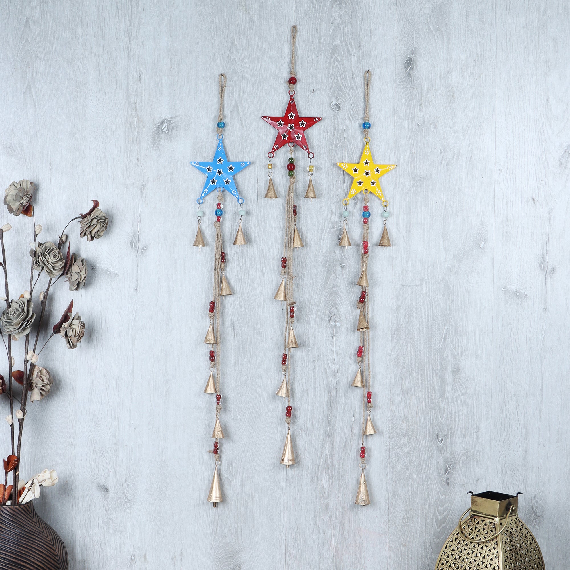 Handpainted Star Wind Chime