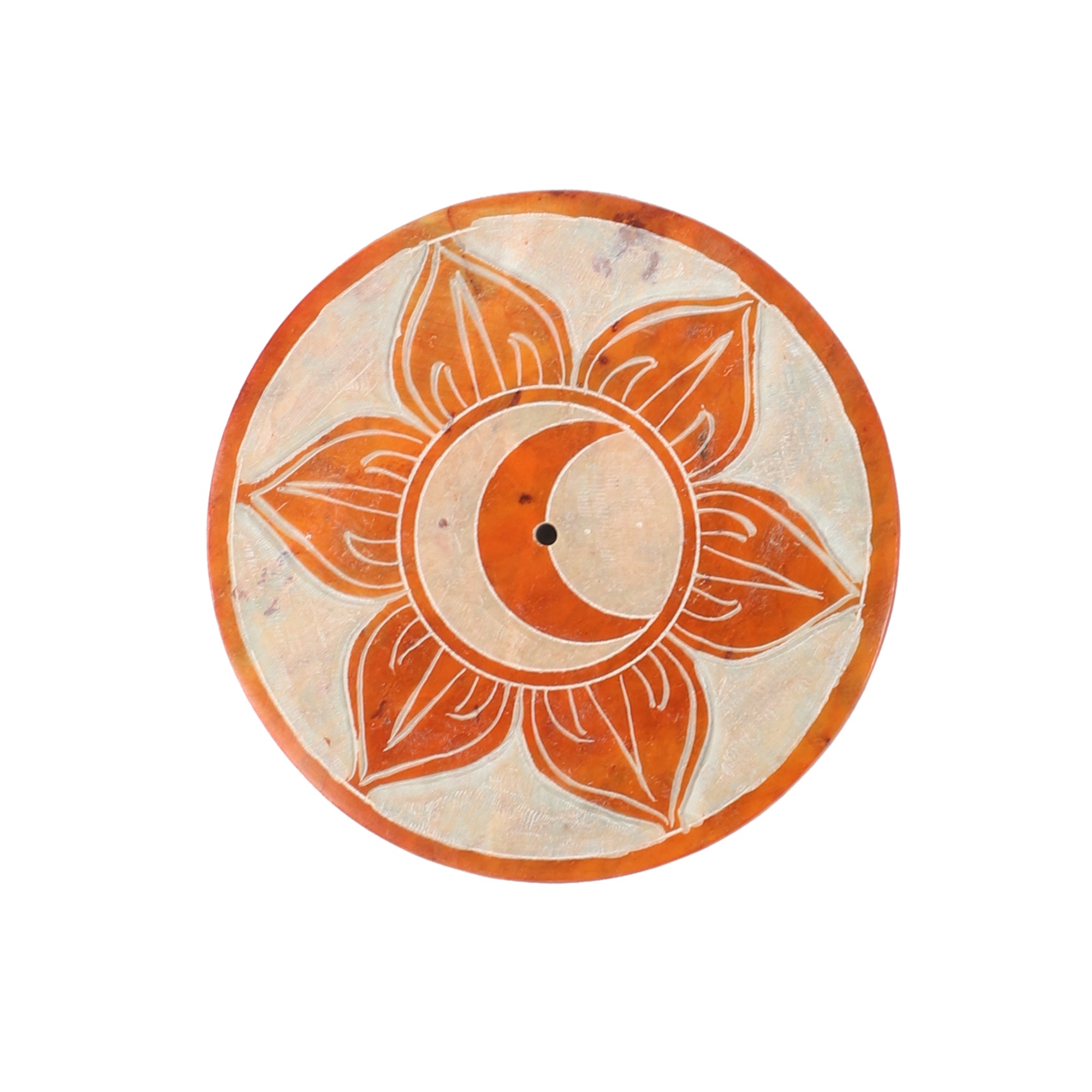 Seven Lucky Signs - Marble Incense Holder (Single)