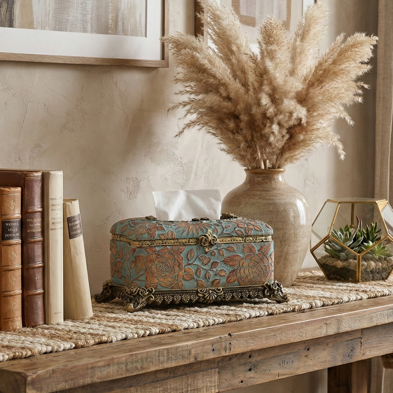 Candle & Tissue Holders