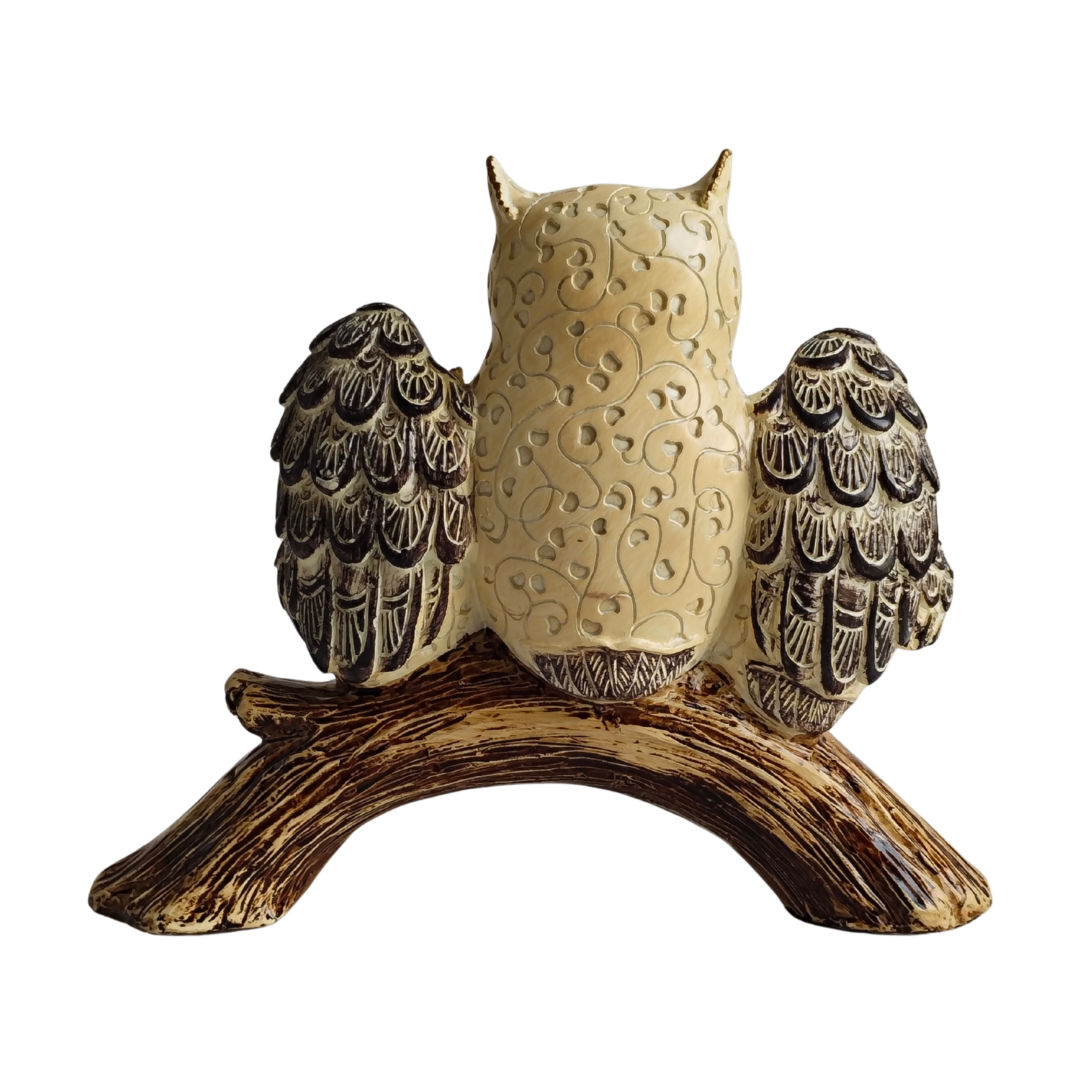 Dream Catchers Three Owl Family (Cream)