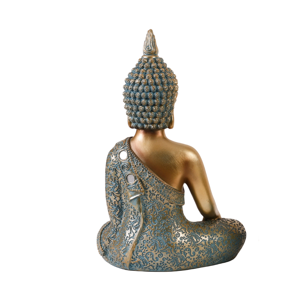 Turquoise Seated Buddha