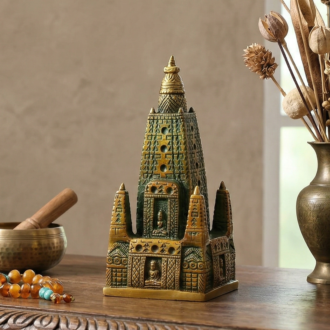 Brass Buddhist Stupa