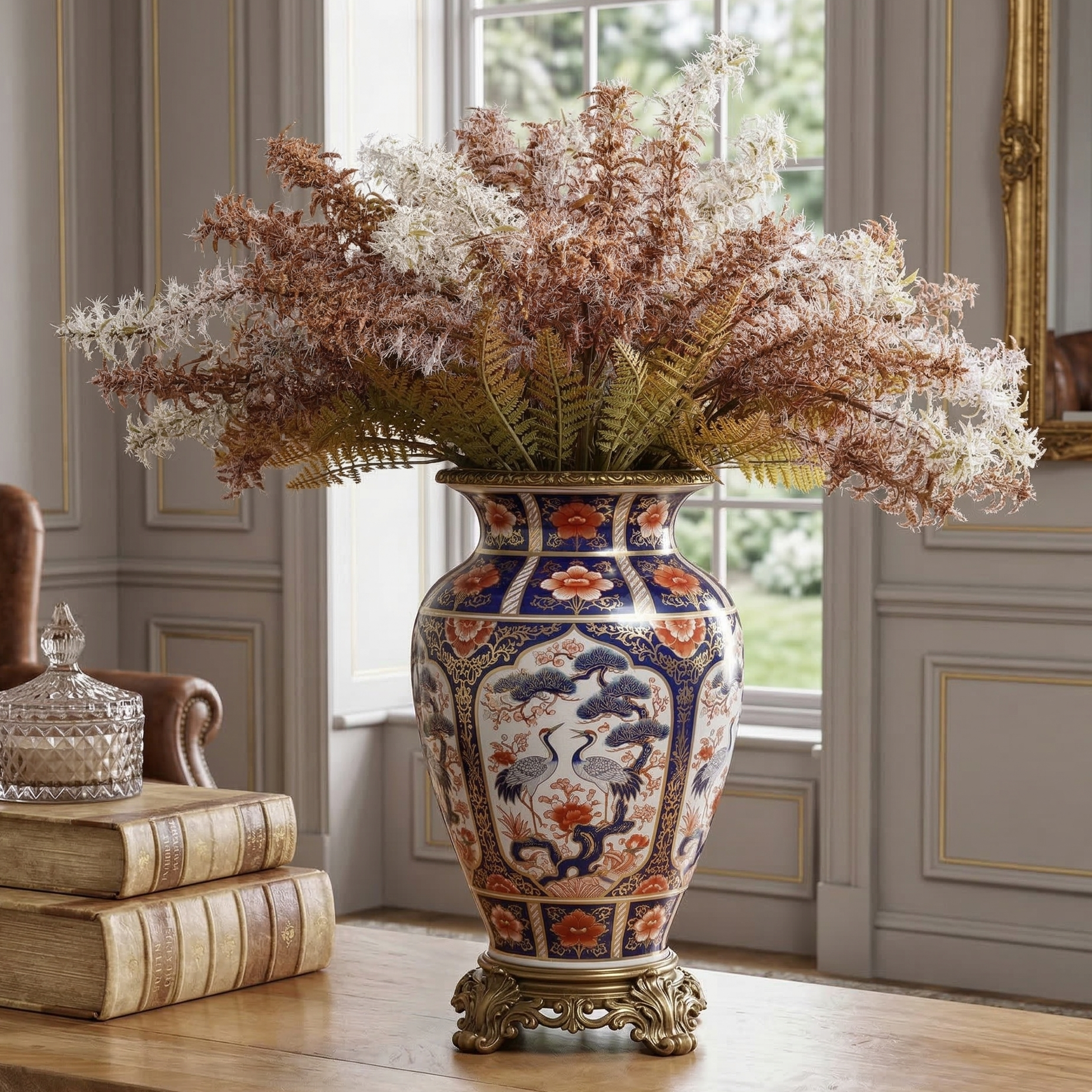 Brown Feather Fern Bunch (Single)