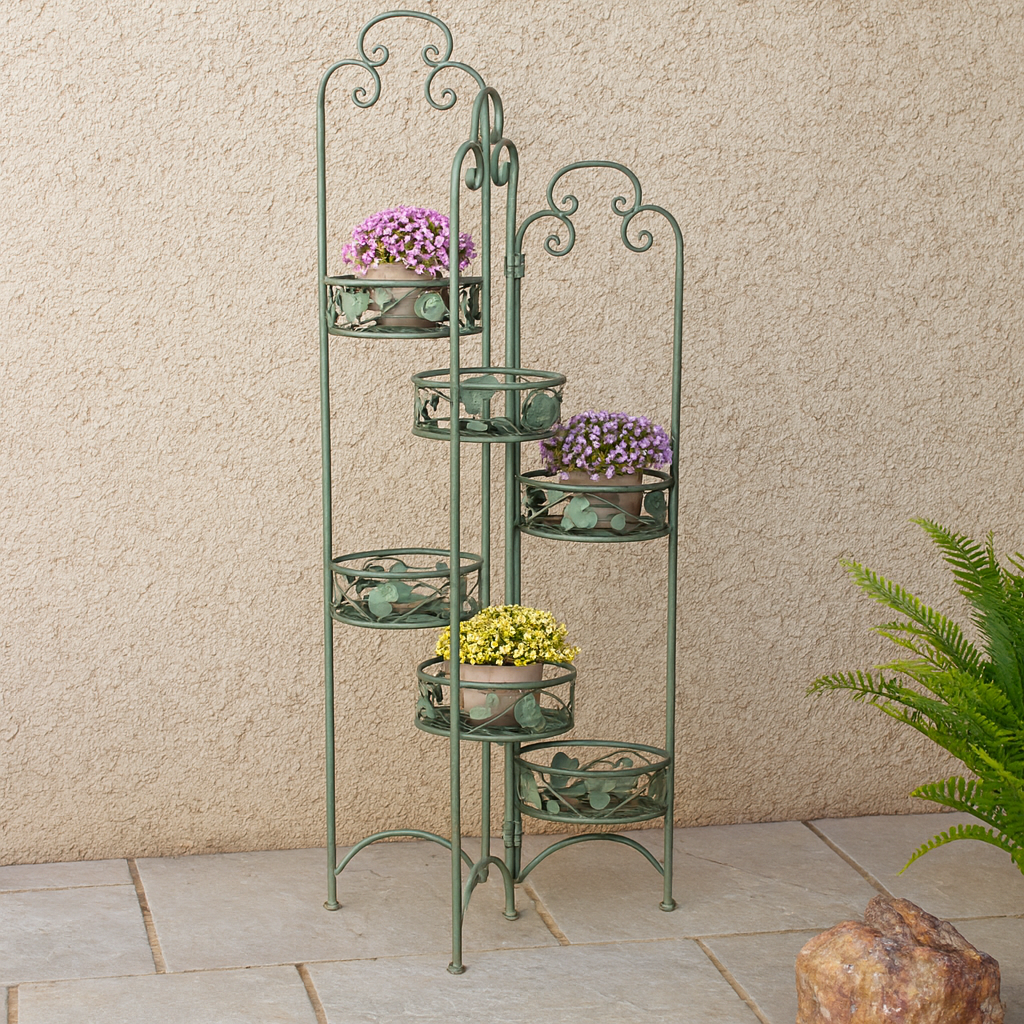 Sage Green Foldable Plant Holder