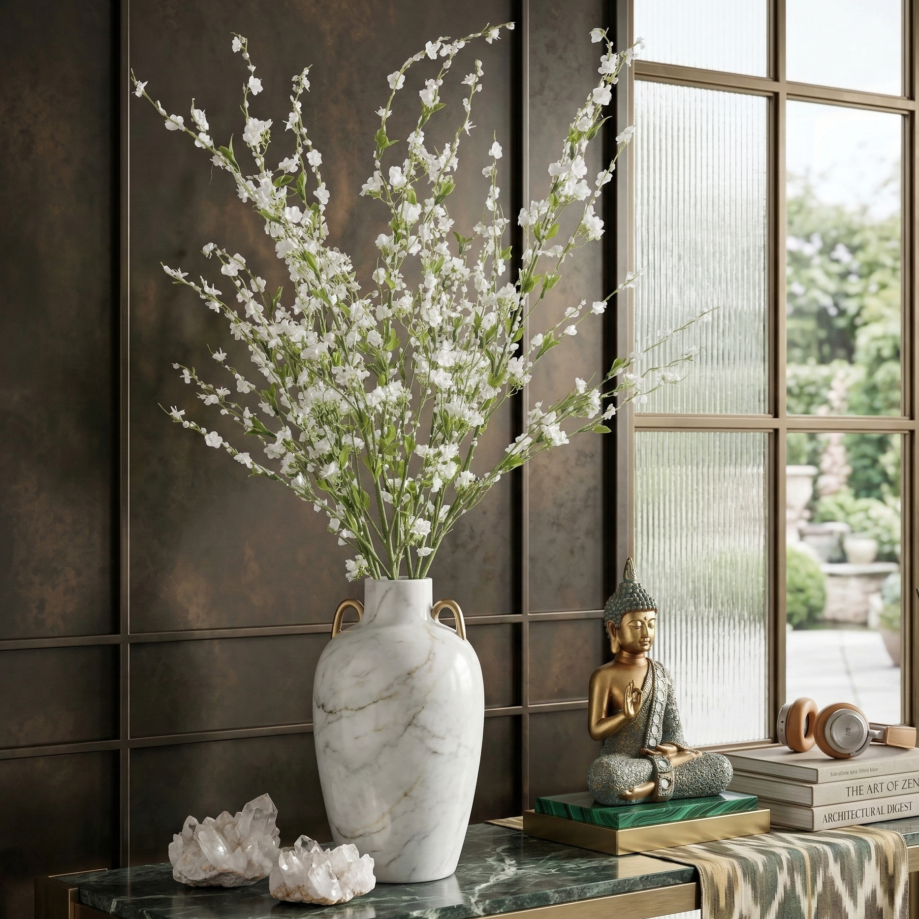 Delicate Faux White Gypsophila (Single)