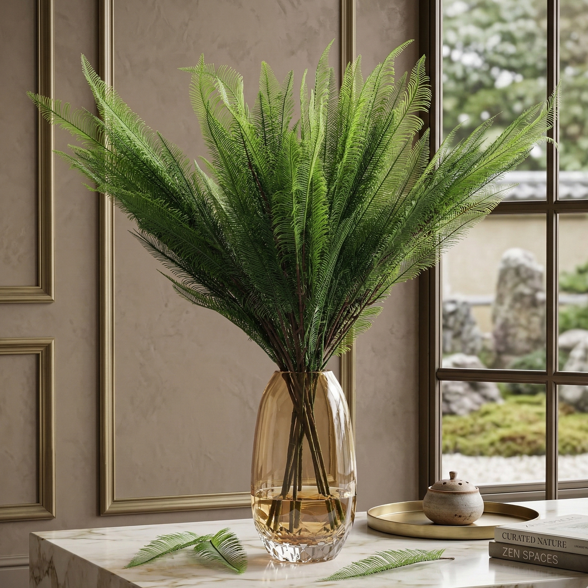 Evergreen Fern Stem (Single)
