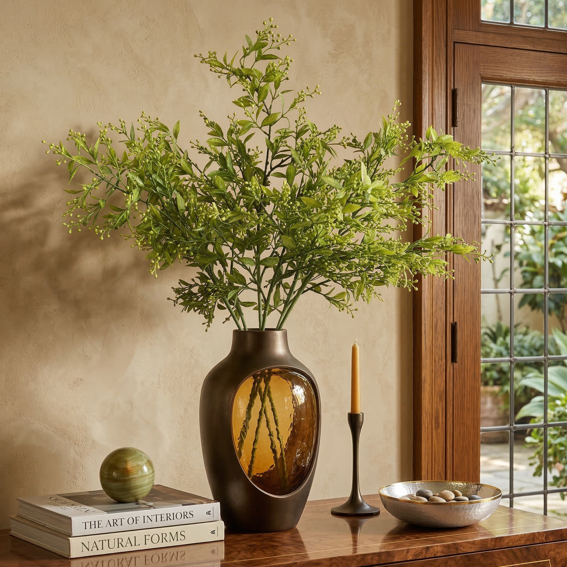 Faux Pittosporum Stick (Single)