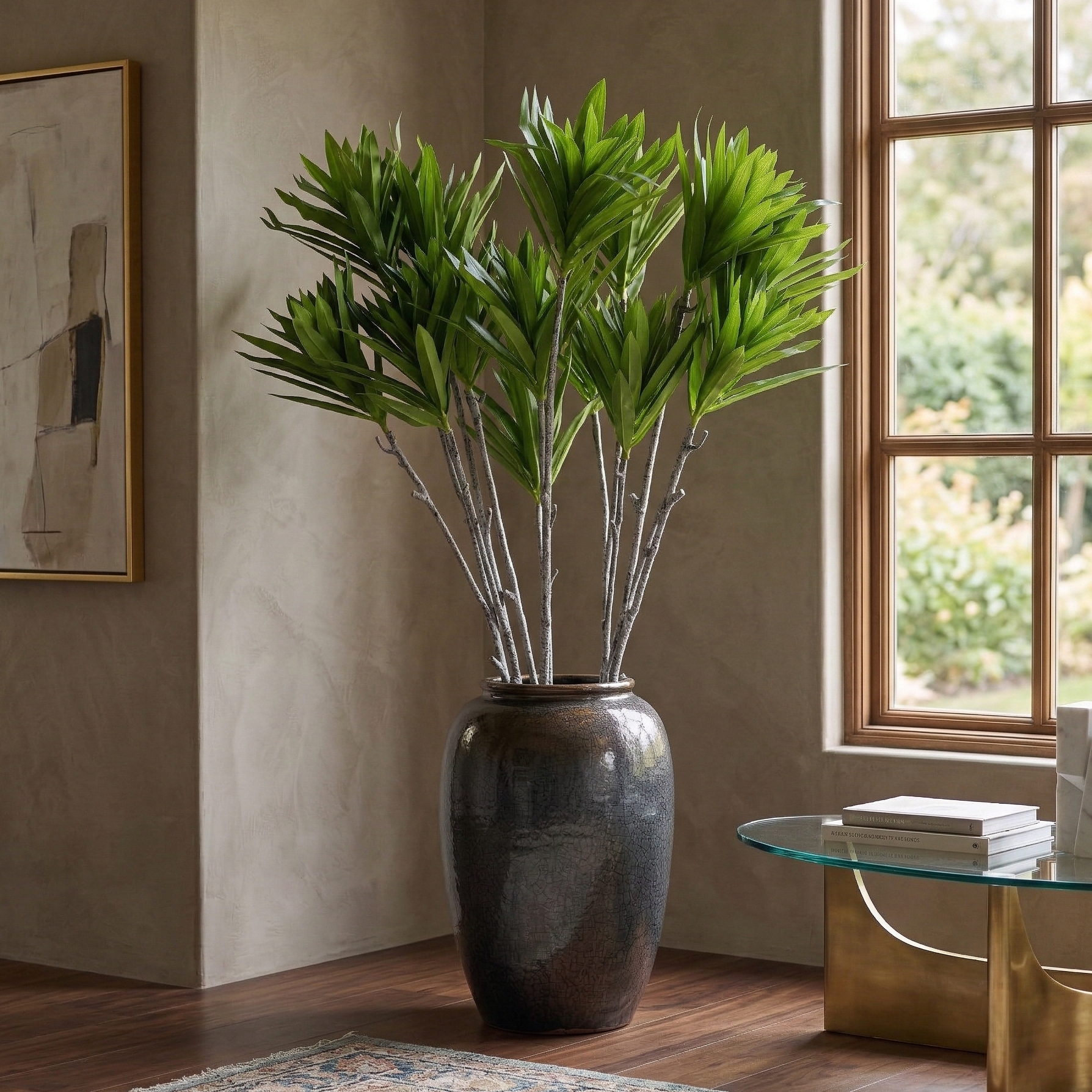 Faux Yucca Long Stem (Single)