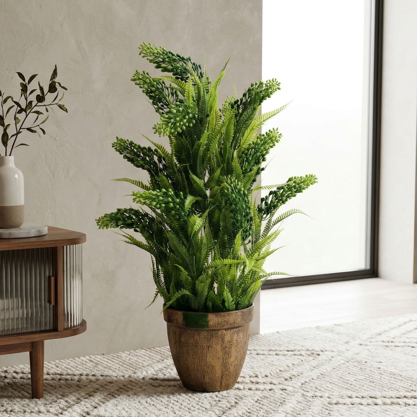 Fern Faux Plant - Green (Medium)
