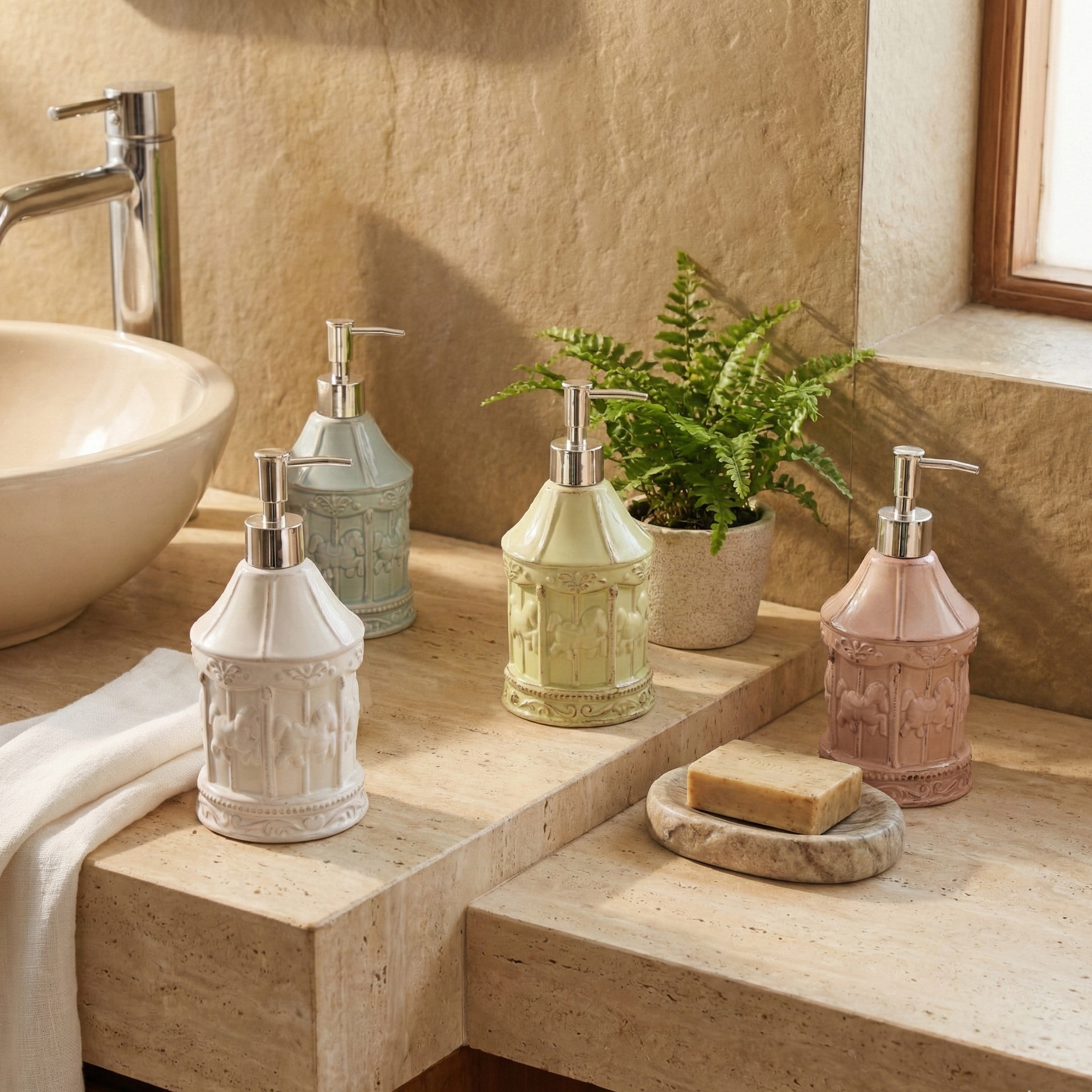 Merry-Go-Round Soap Dispenser (Single)