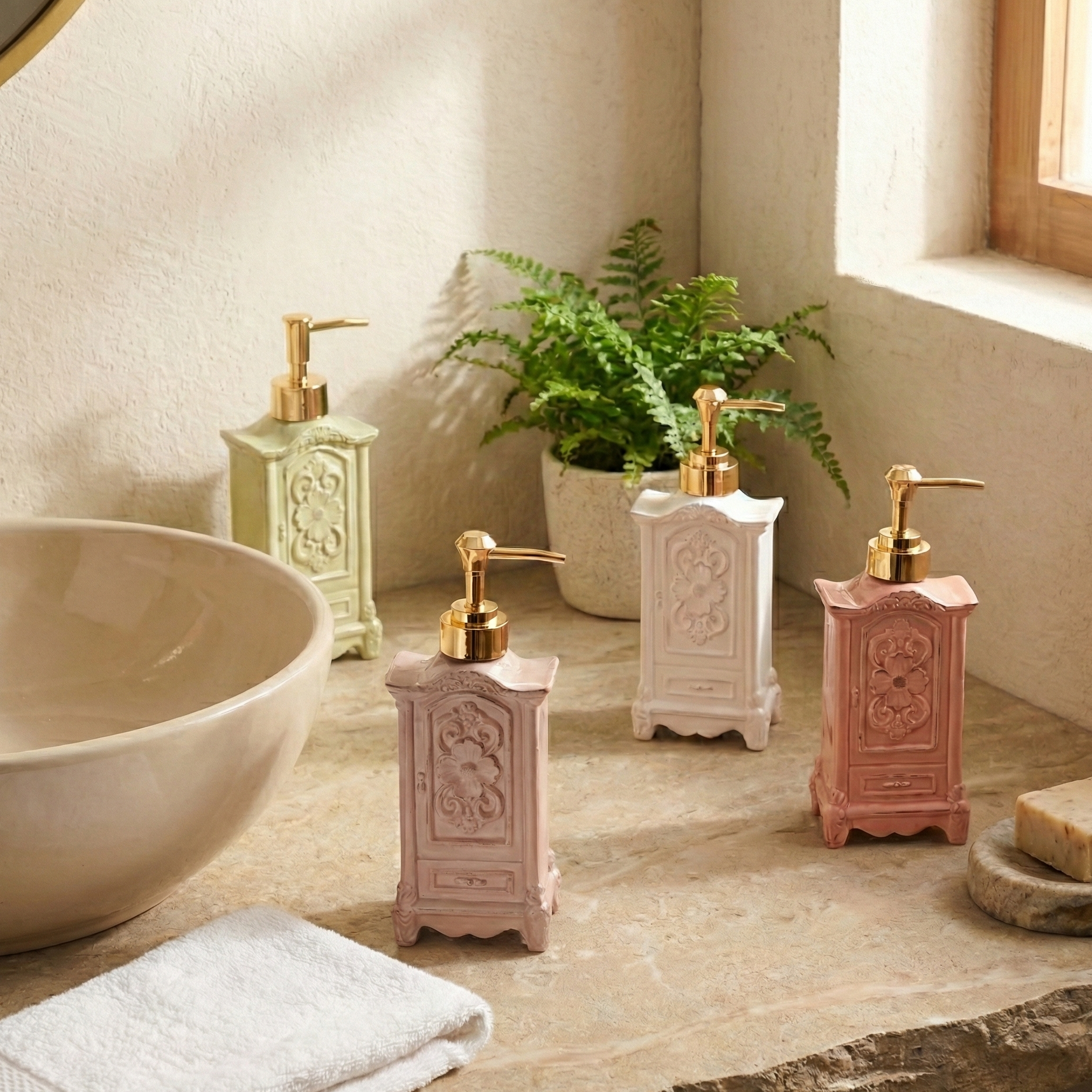 Vintage Wardrobe Shaped Soap Dispenser (Single)