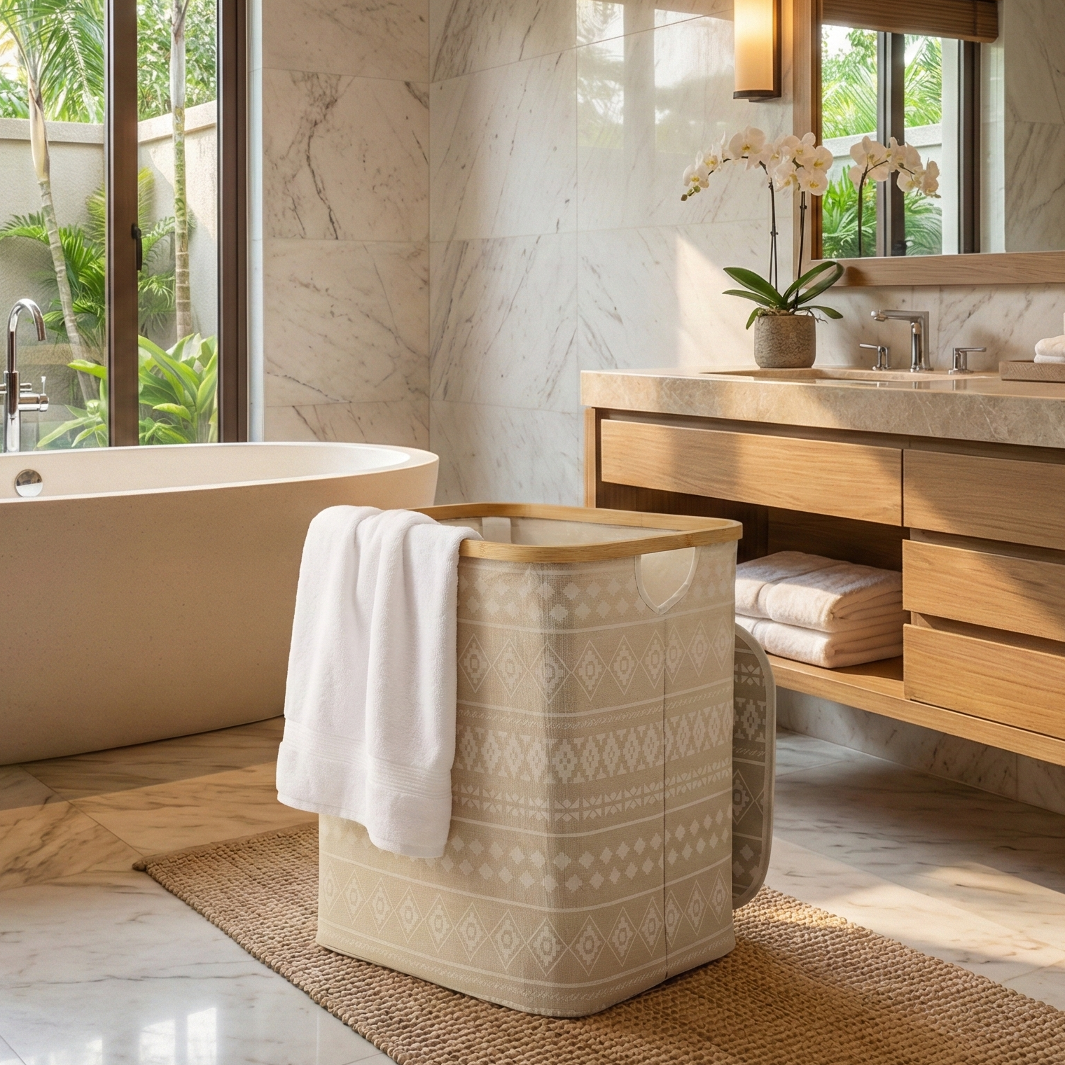 Aztec Aura Laundry Basket