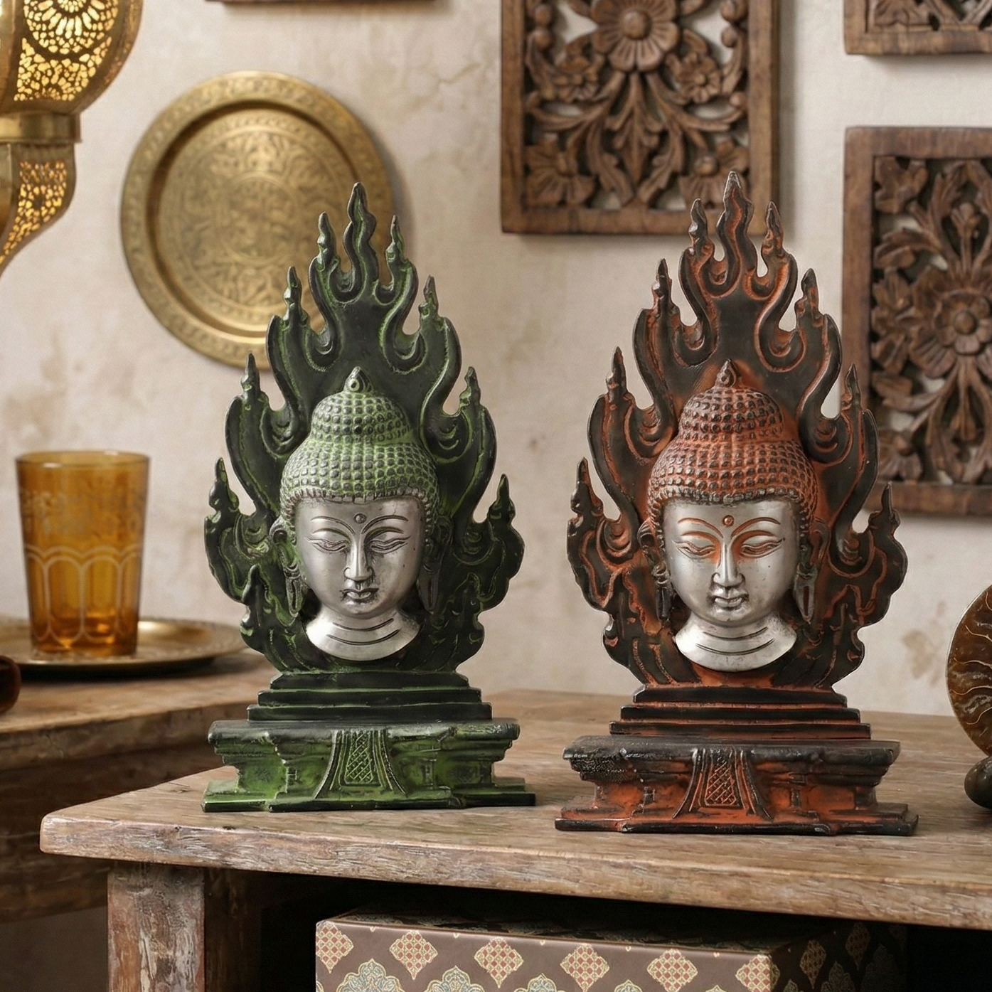 Antique Fire Buddha (Single)