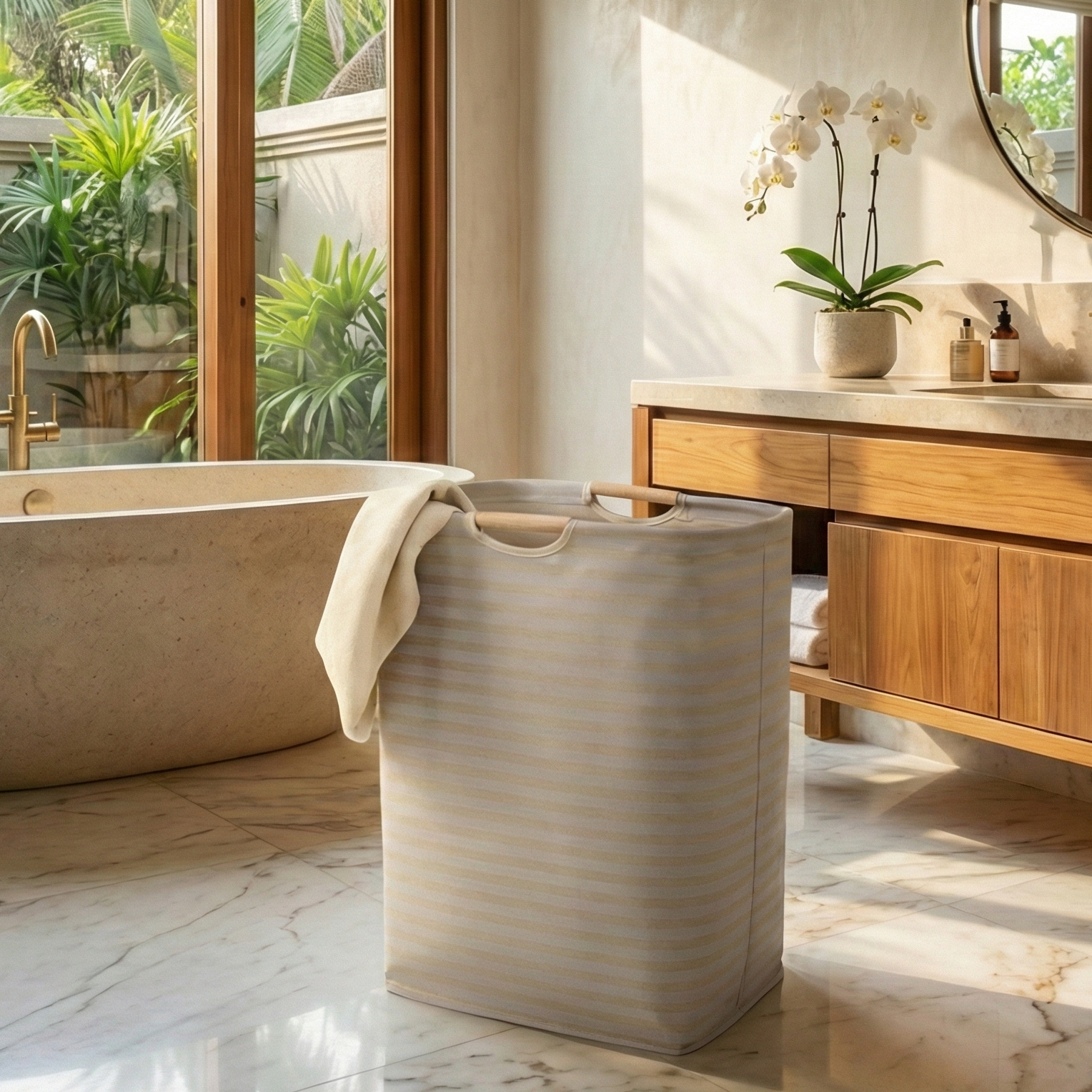 LiftEase Laundry Tote (Beige)