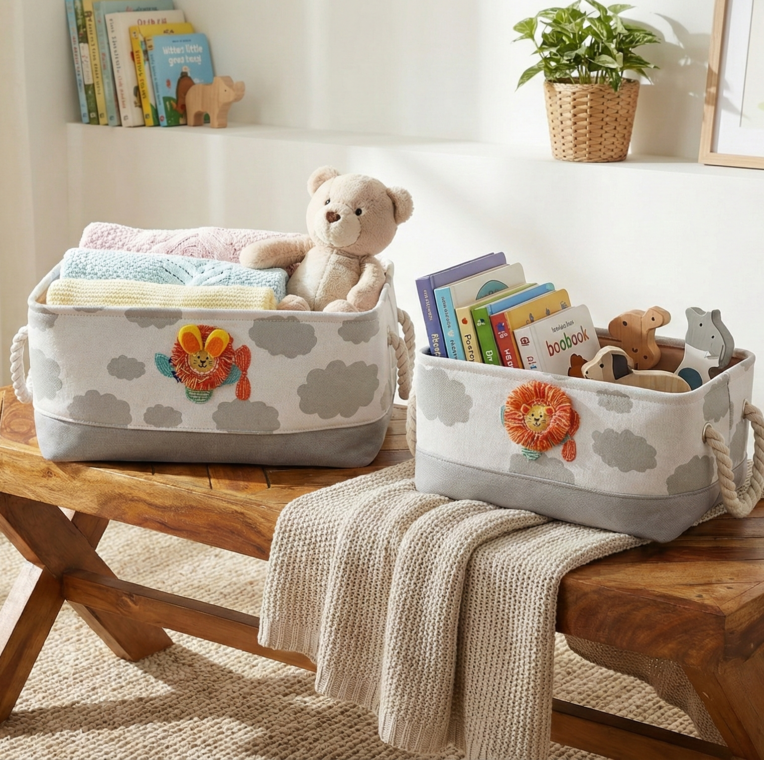 Little Roar Storage Organisers (Set of 2)