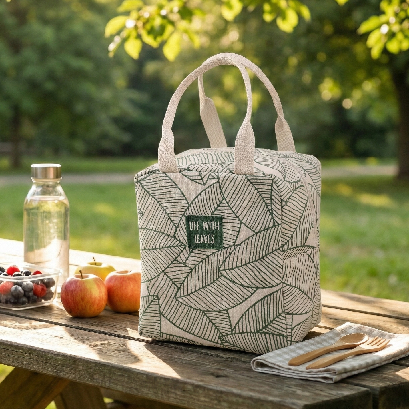 Urban Leaf Insulated Lunch Bag