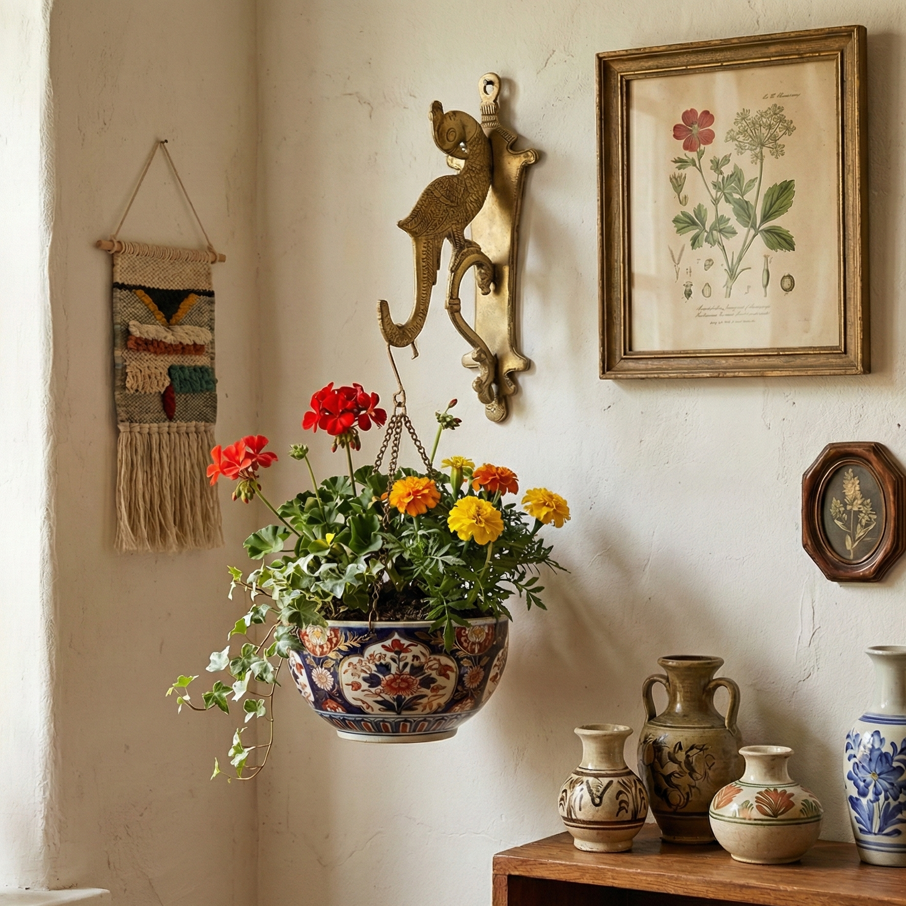 Peacock Wall Hanger (Medium)