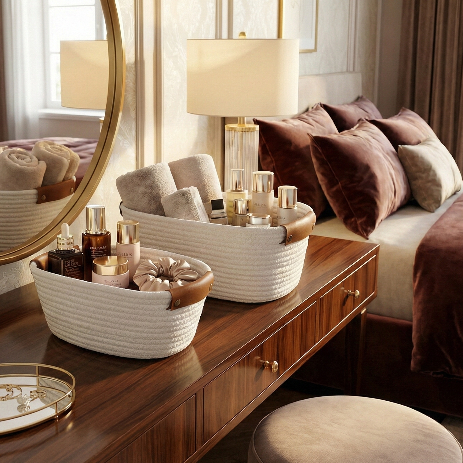 LoftWeave Storage Organizers - White (Set of 2)