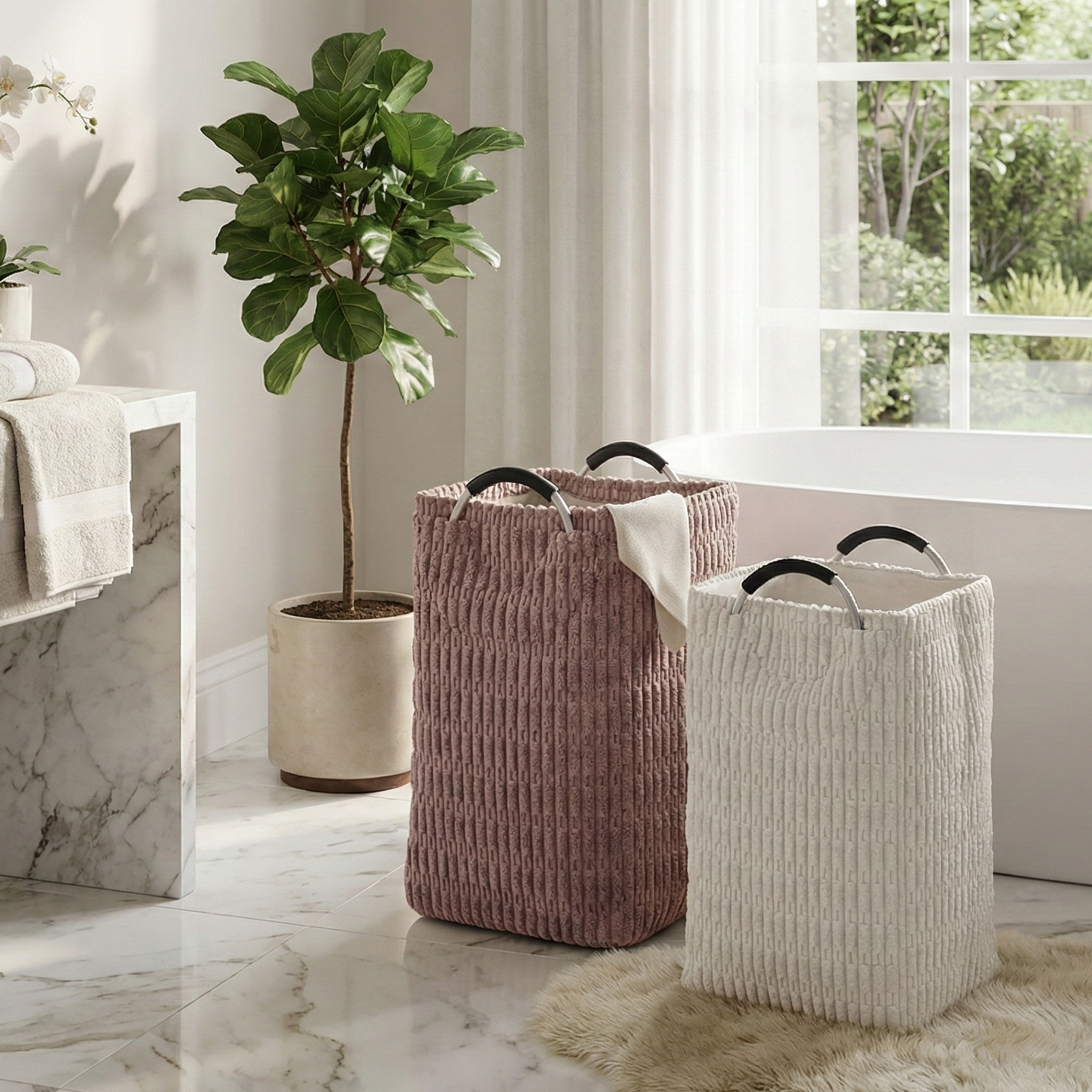 Arc Handle Laundry Tote (Single)