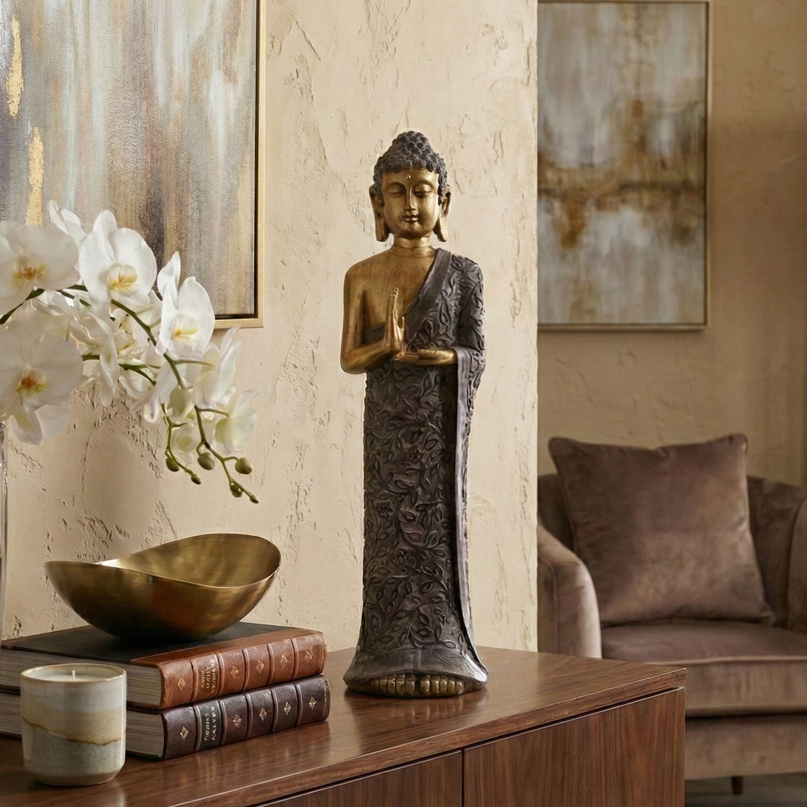 Regal Standing Buddha