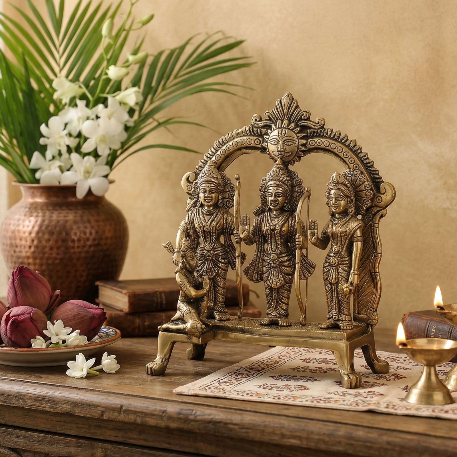 Handcrafted Brass Ram Darbar