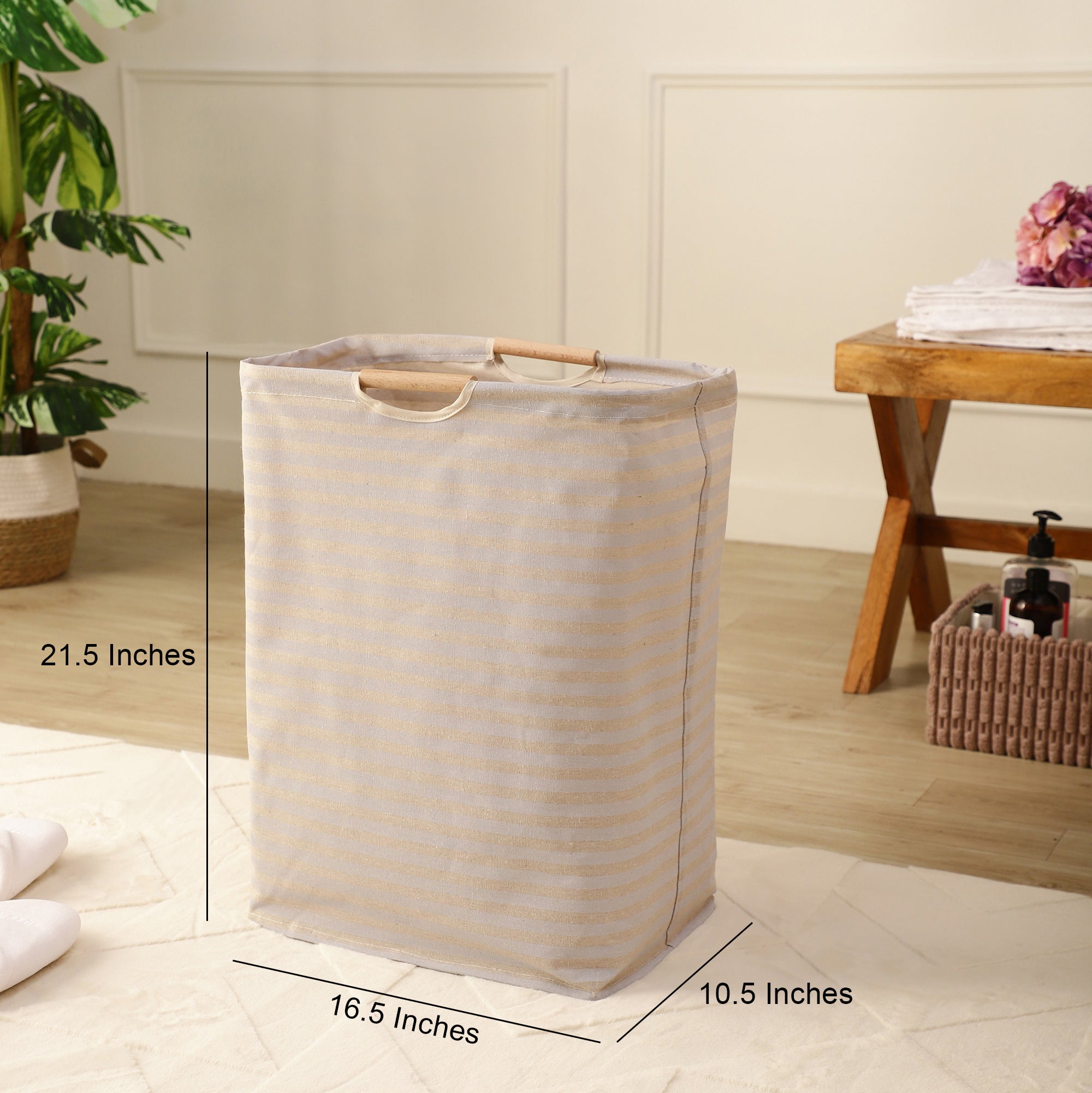 LiftEase Laundry Tote (Beige)