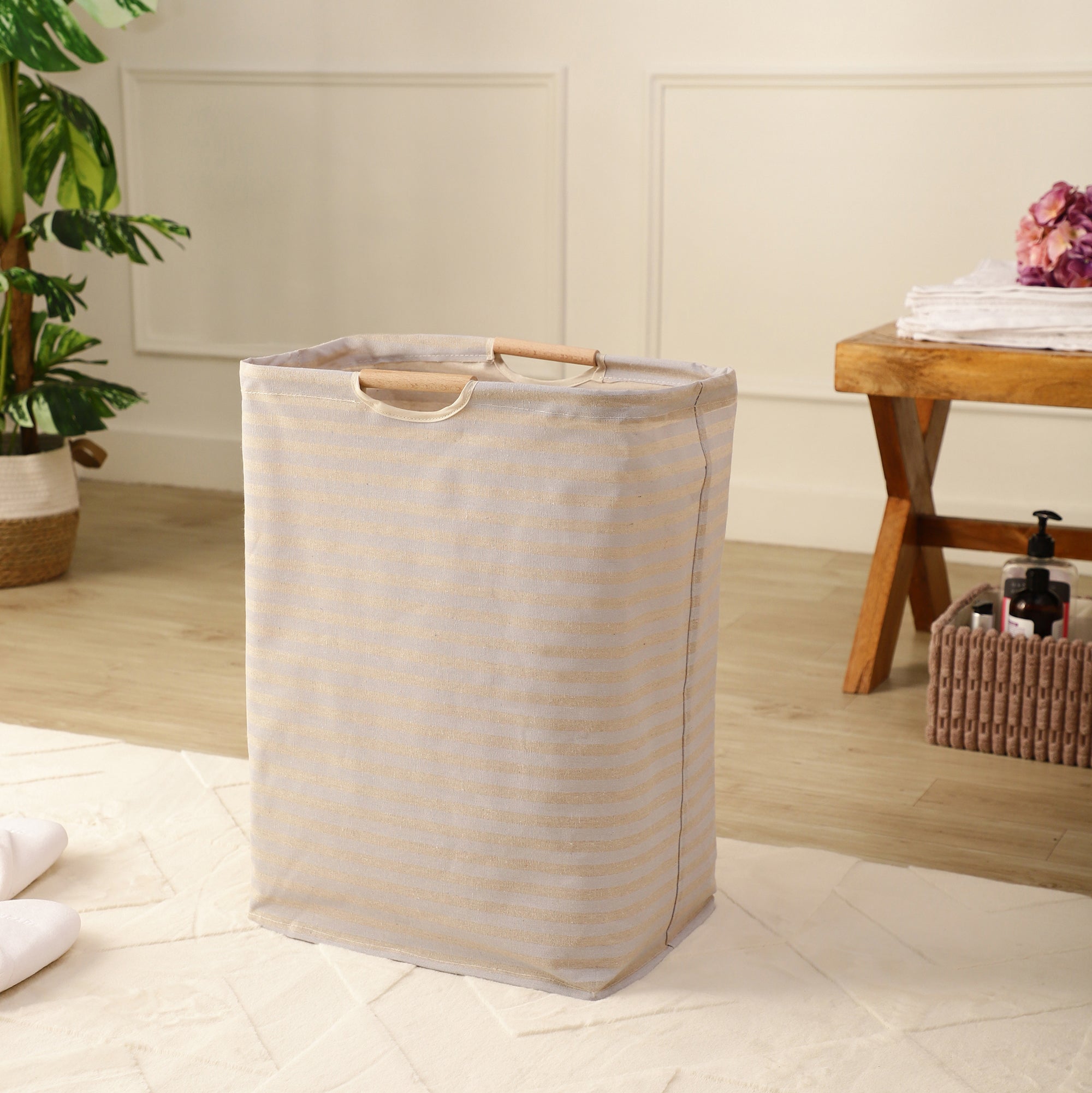 LiftEase Laundry Tote (Beige)