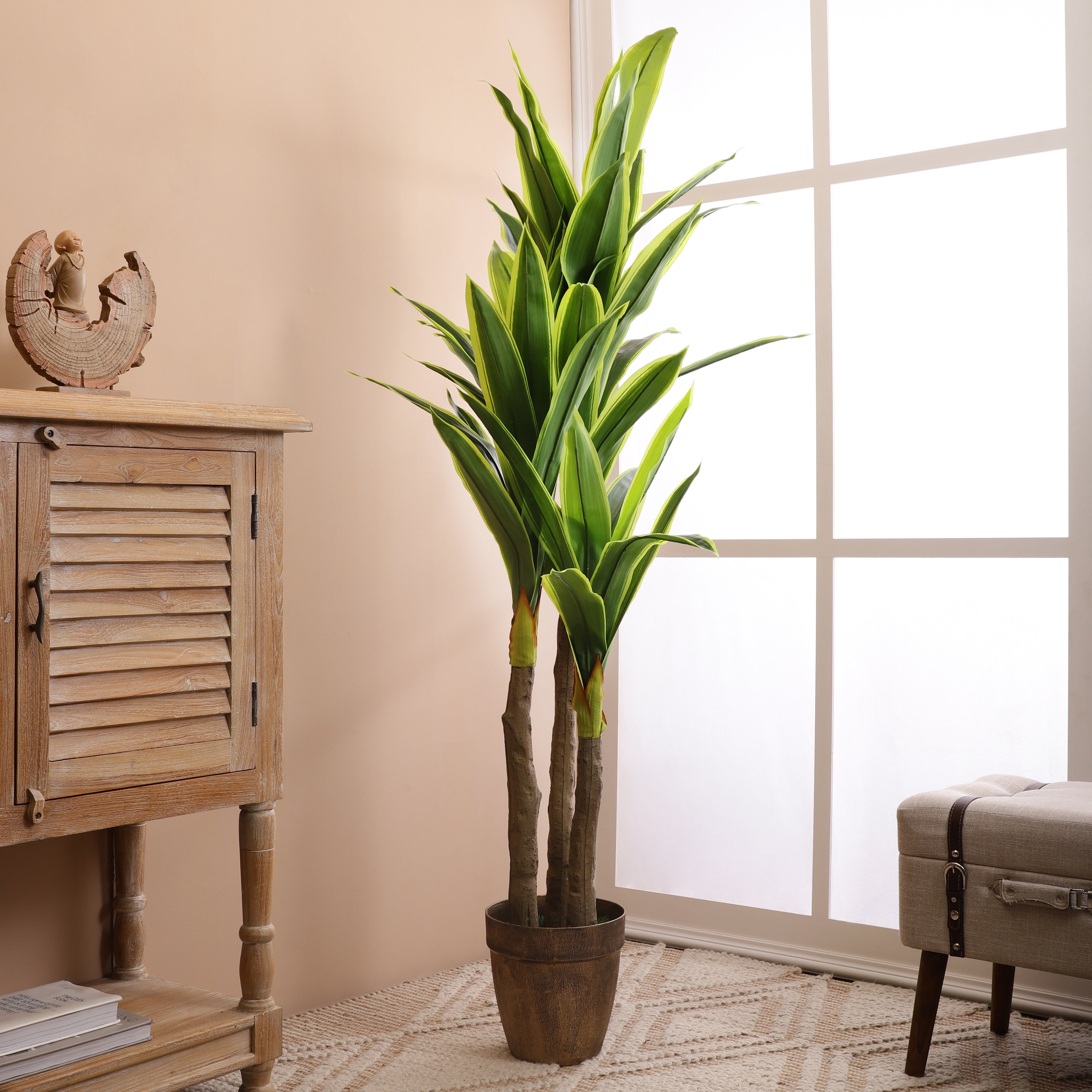Green Yucca Faux Plant (Tall)