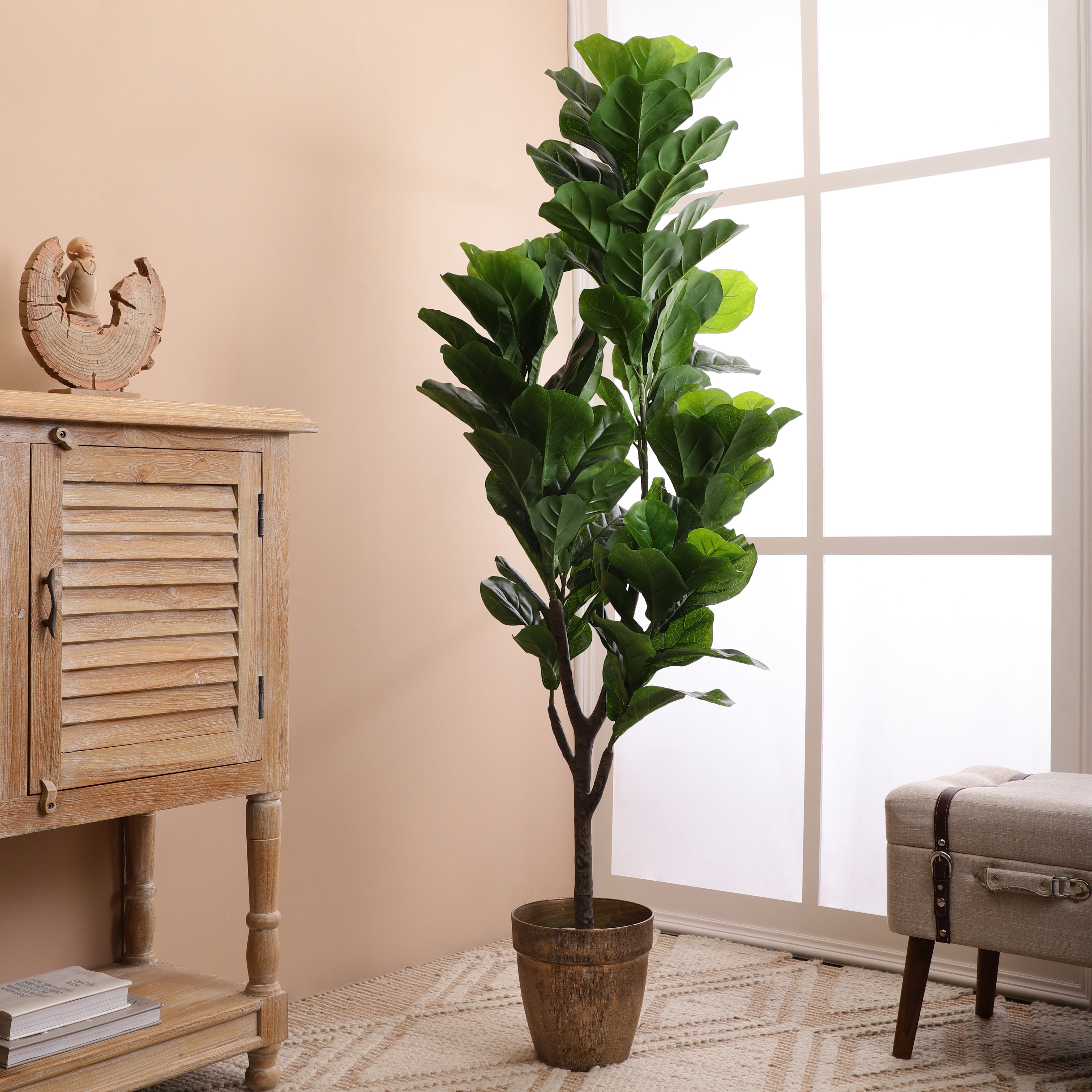 Fiddle Leaf Fig Faux Plant (Tall)