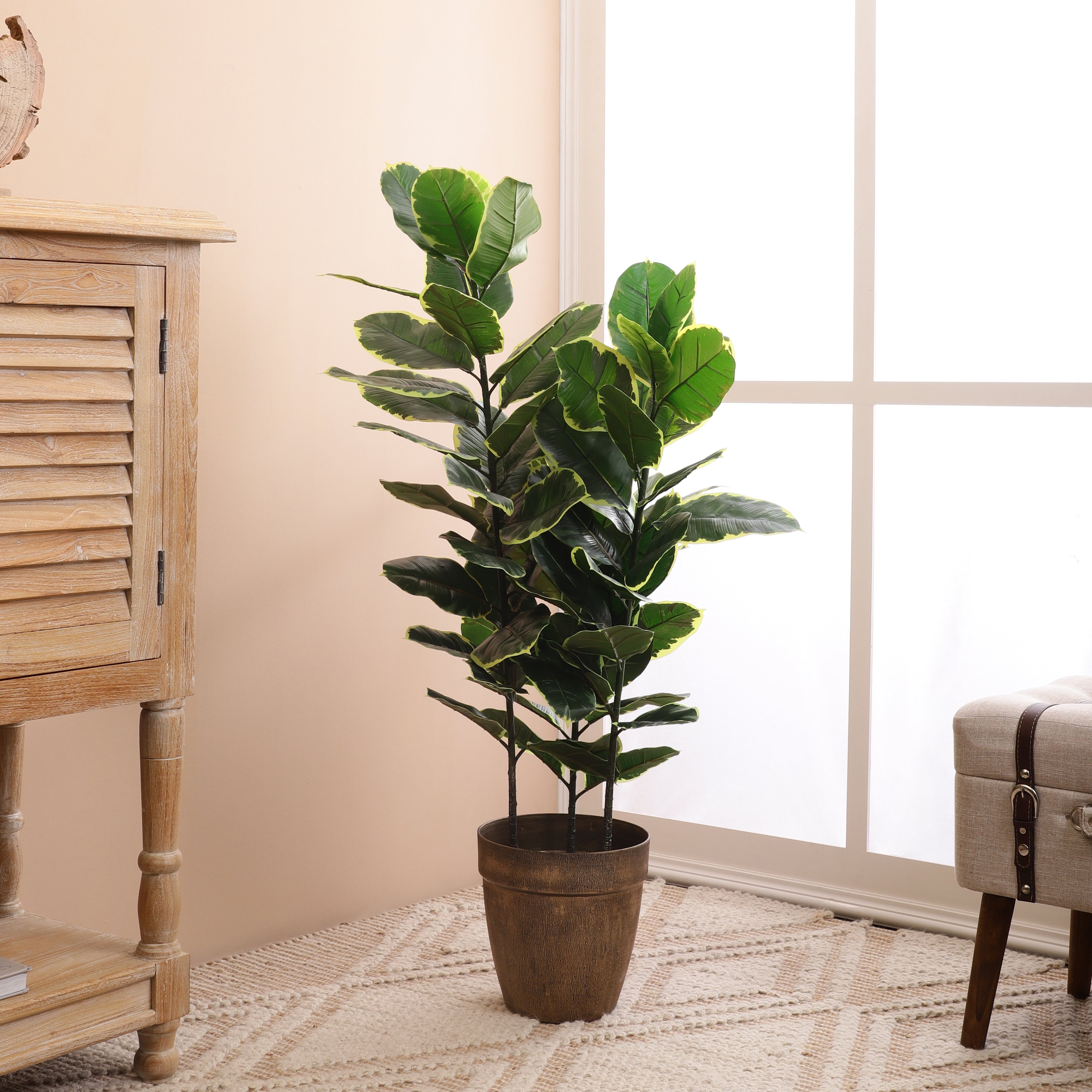 Rubber Fig Faux Plant