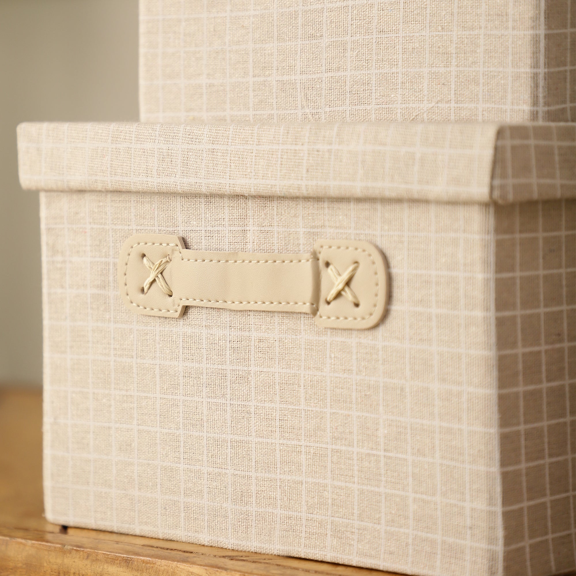 Classic Checked Storage Organisers (Set of 3)