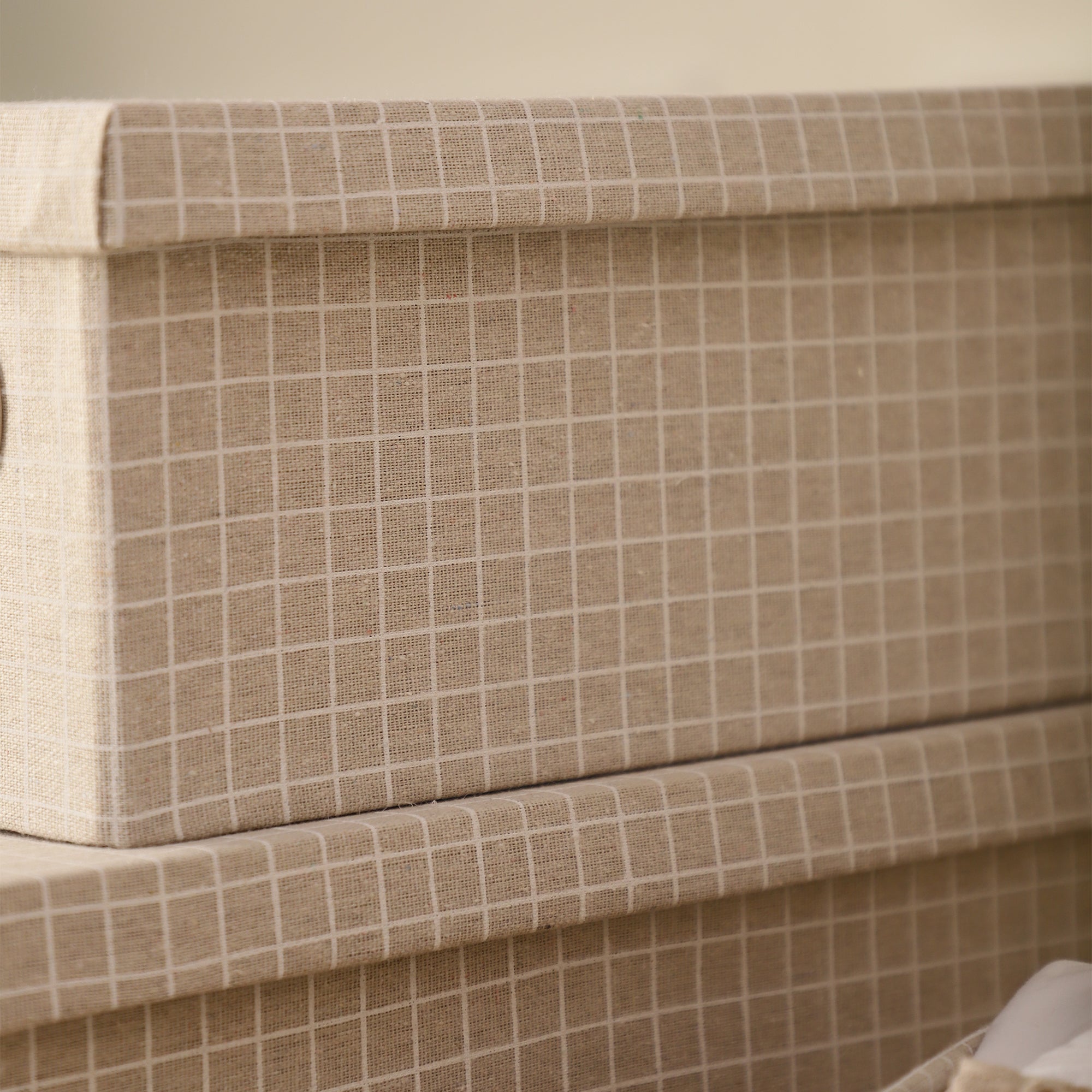 Classic Checked Storage Organisers (Set of 3)