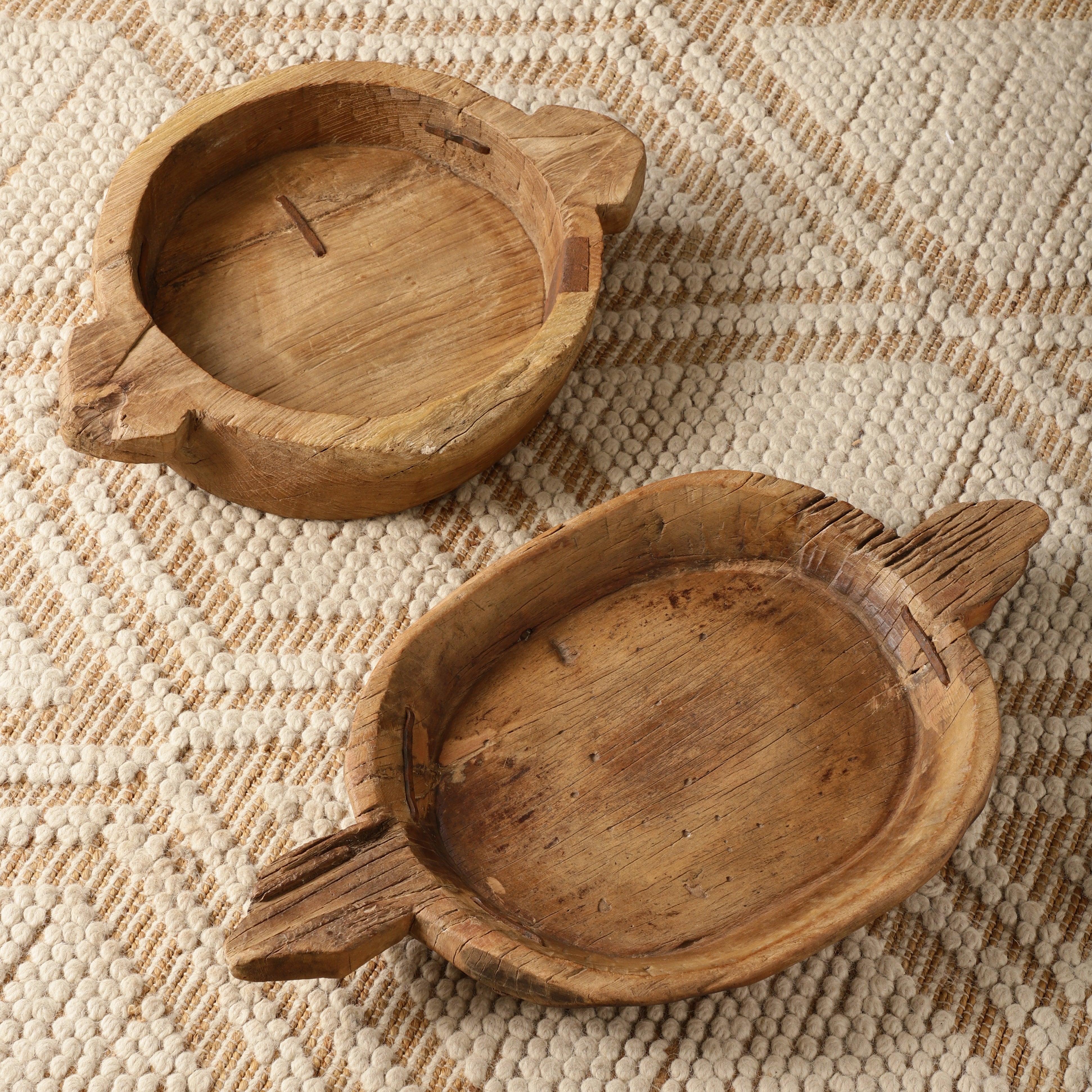 Assorted Antique Wooden Tray (Single)