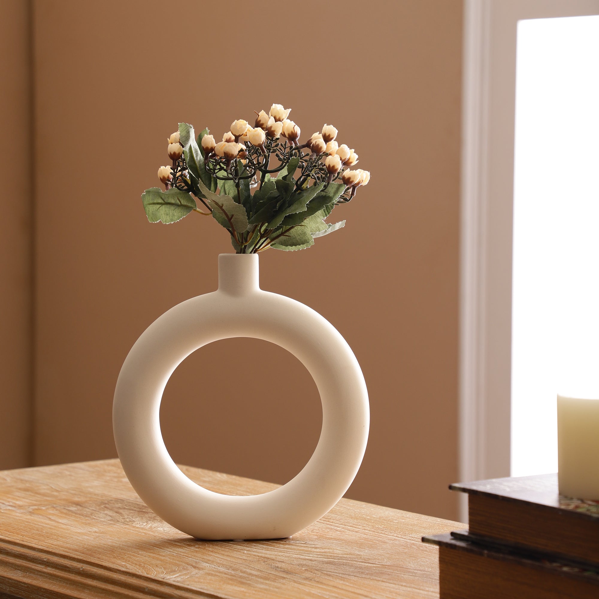 Ceramic Ring Vase (Medium)